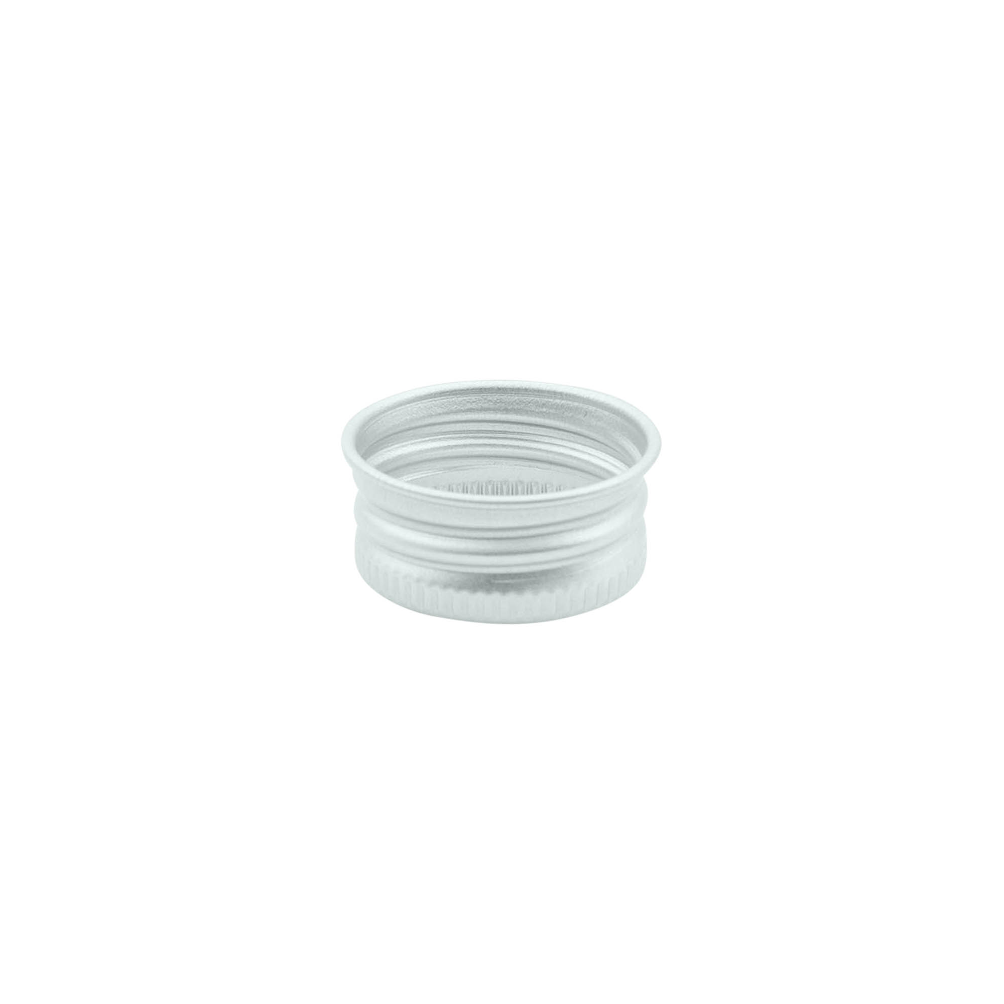 Vida kapak, metal, gümüş, ağız çapı için: 24/410