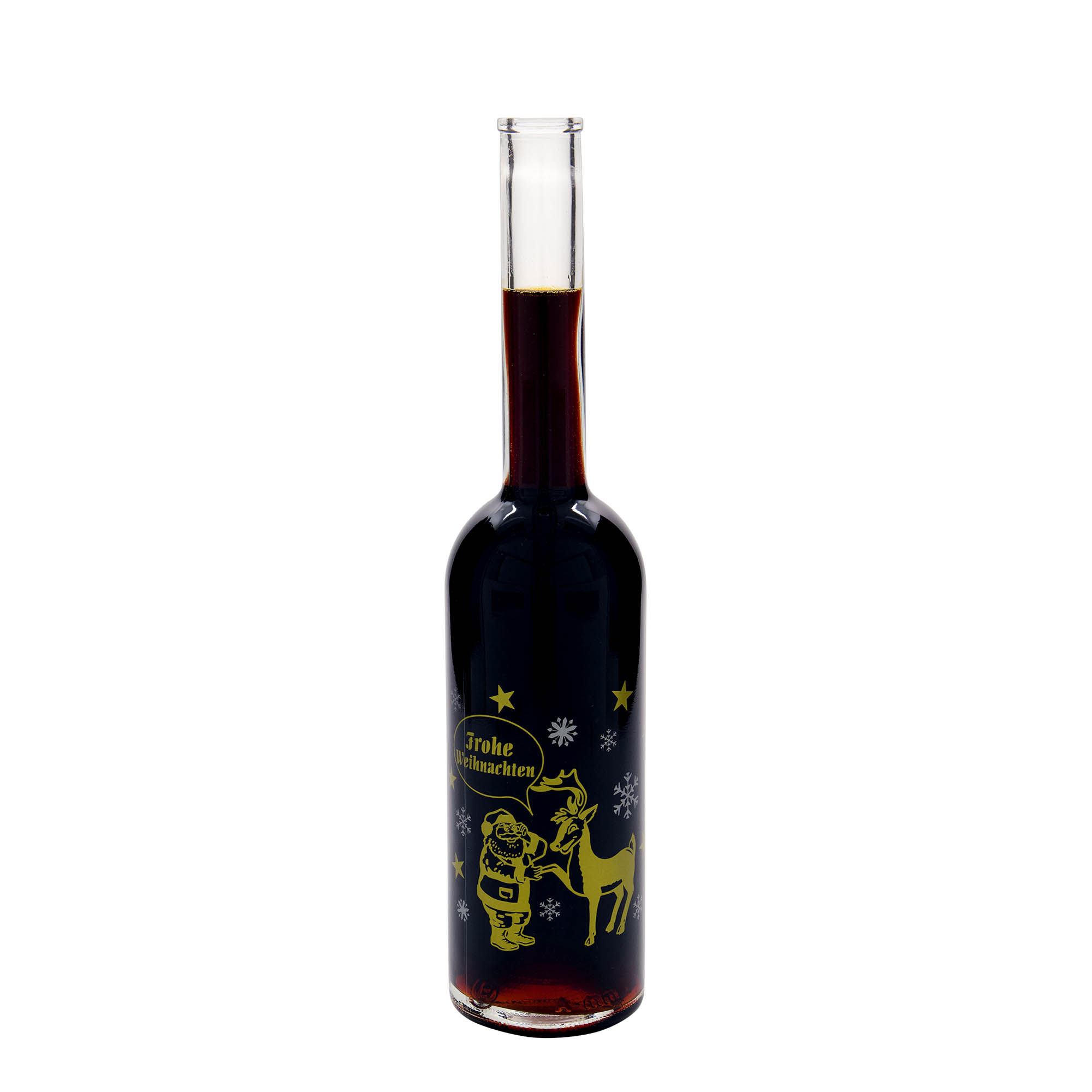 500 ml Cam Şişe 'Opera', Desen: Havai Fişek, Ağız: Mantar