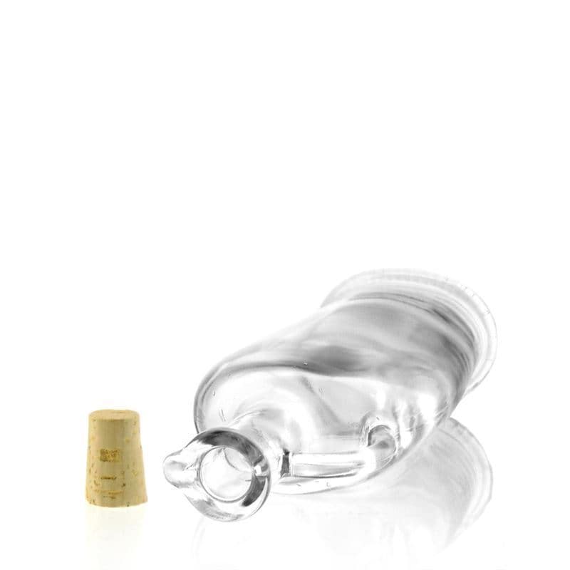 500 ml Cam Şişe 'Eleganta', oval, Ağız: Mantar