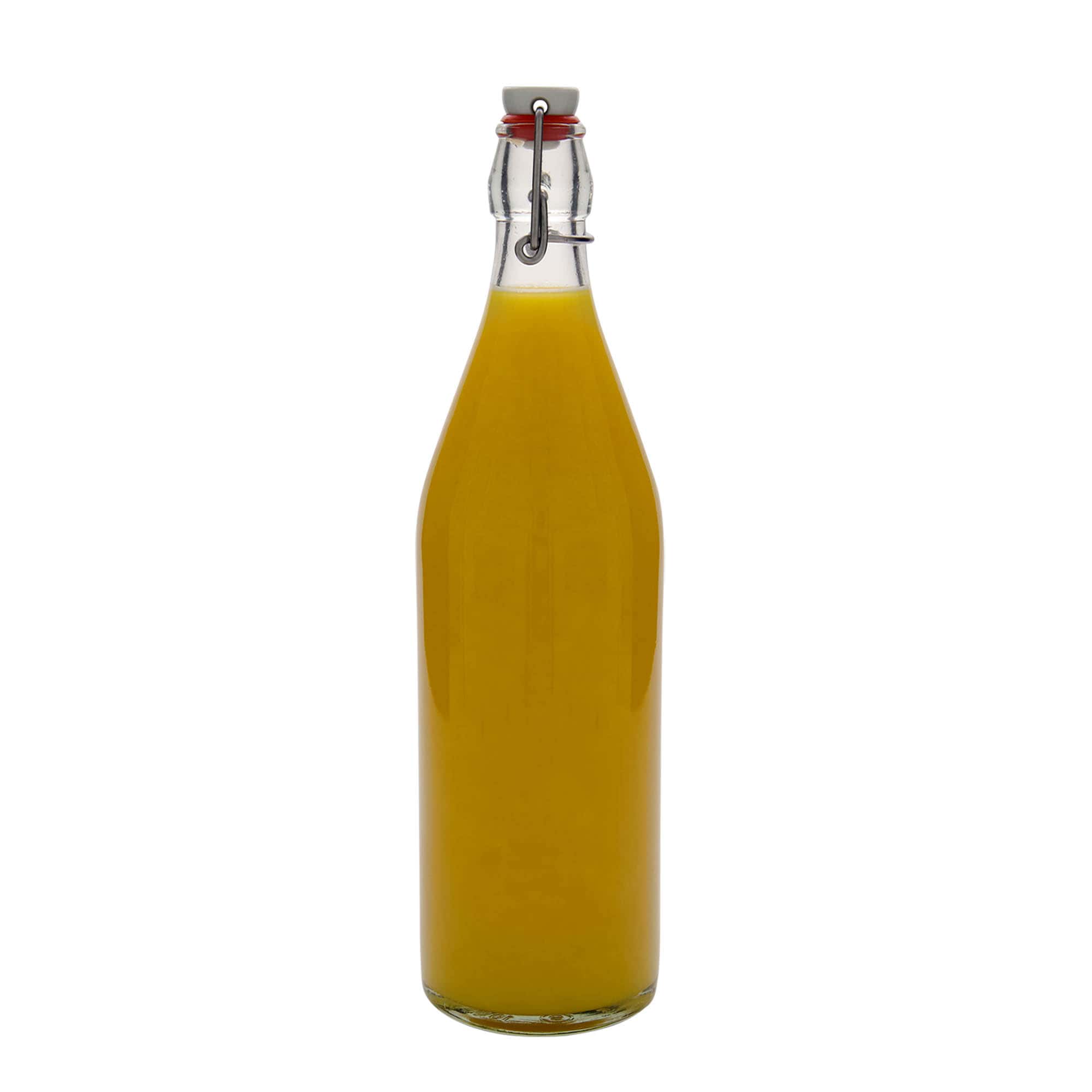 1.000 ml cam şişe 'Giara', ağız: kelepçeli kapak