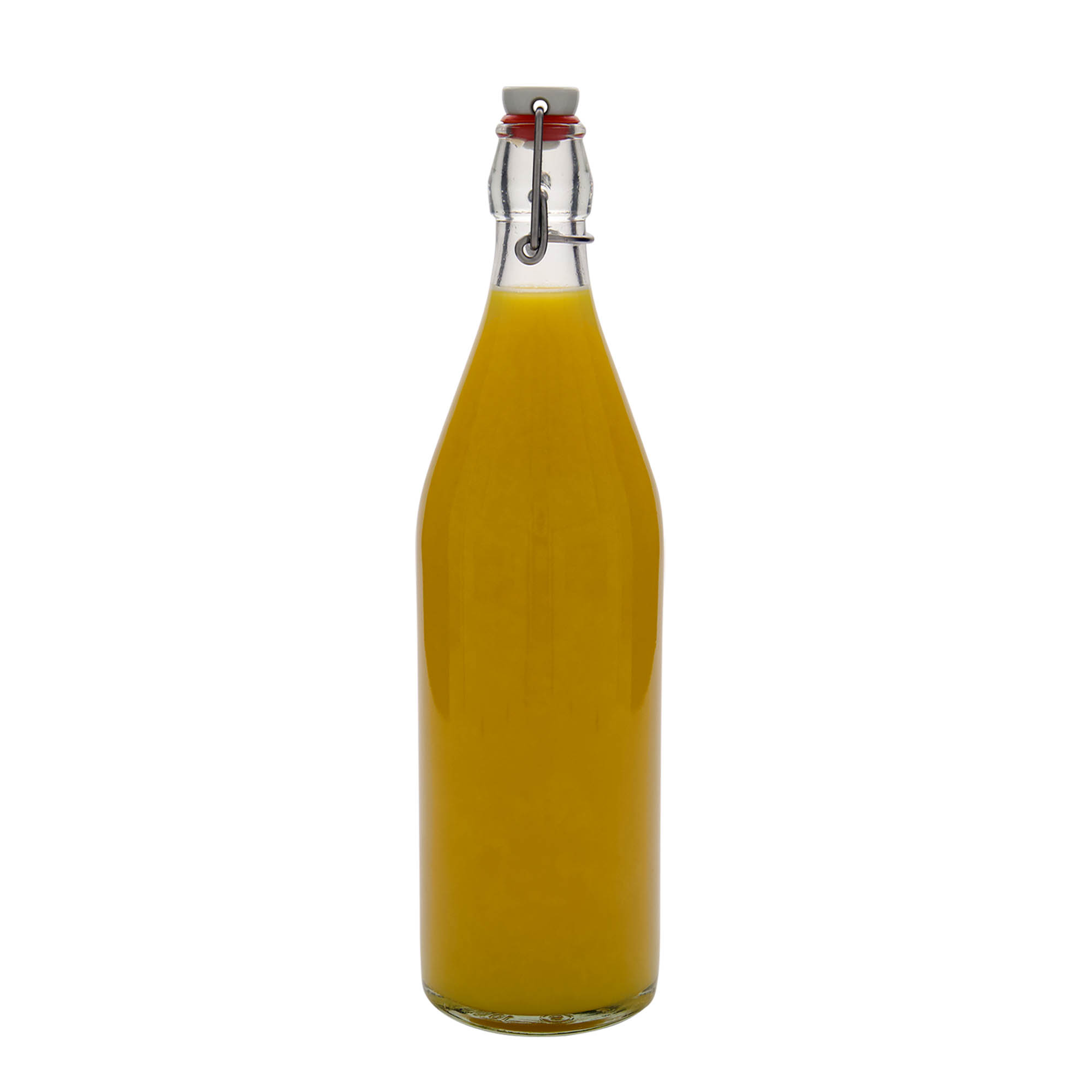 1.000 ml cam şişe 'Giara', ağız: kelepçeli kapak 1.000 ml cam şişe 'Giara', ağız: kelepçeli kapak
