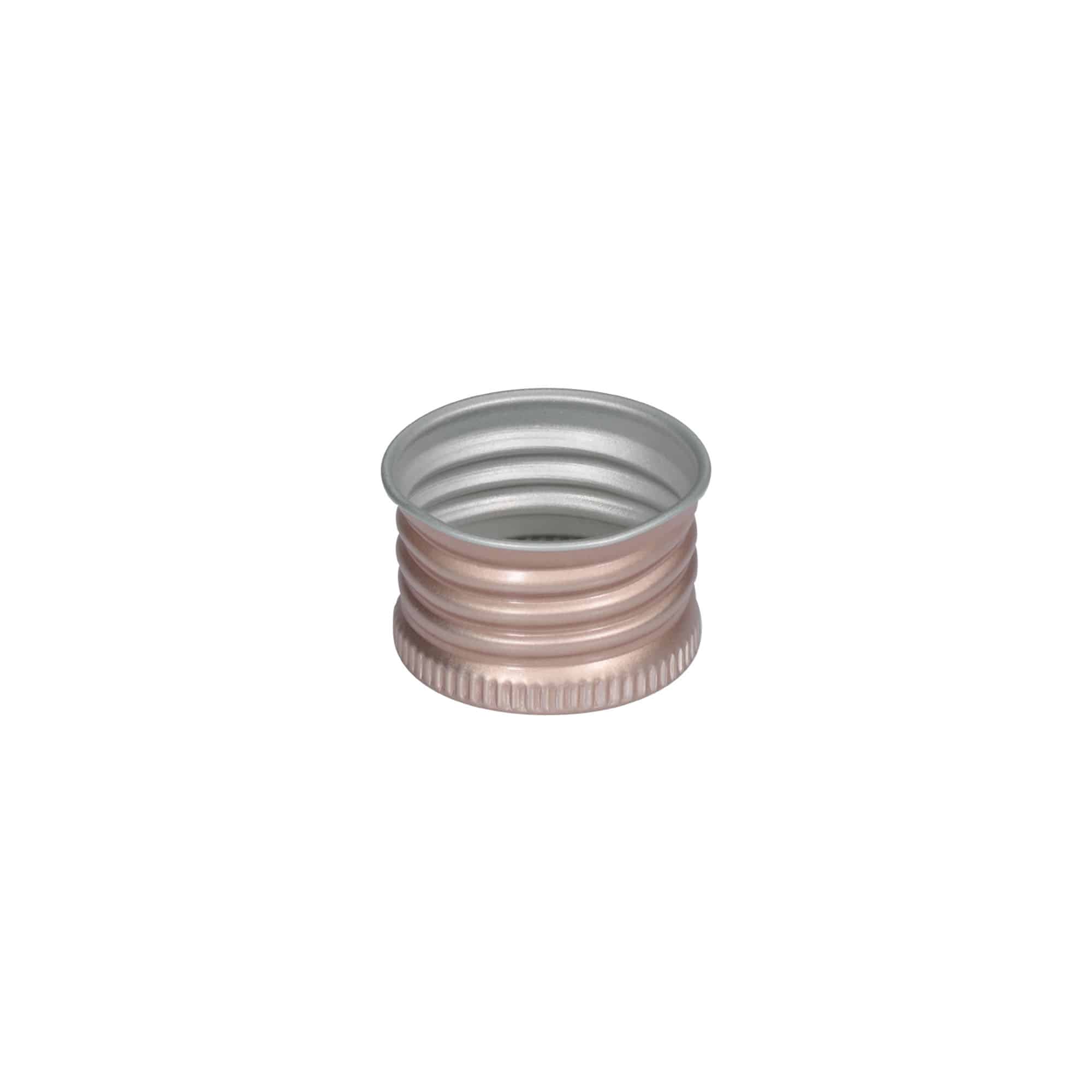 Vida kapak, metal, pembe, ağız çapı: 24/410