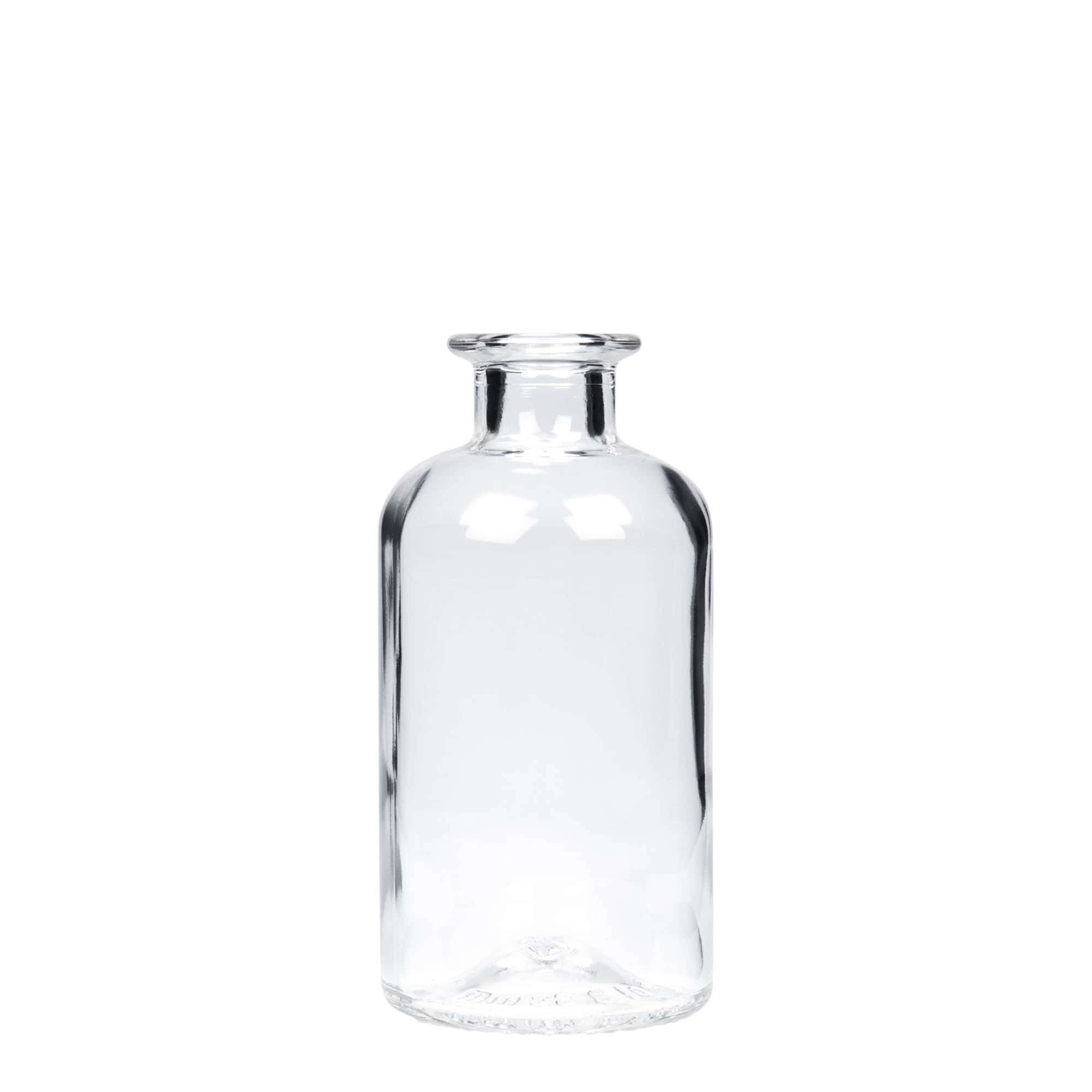 250 ml Cam Şişe Eczacı, Ağız: Mantar