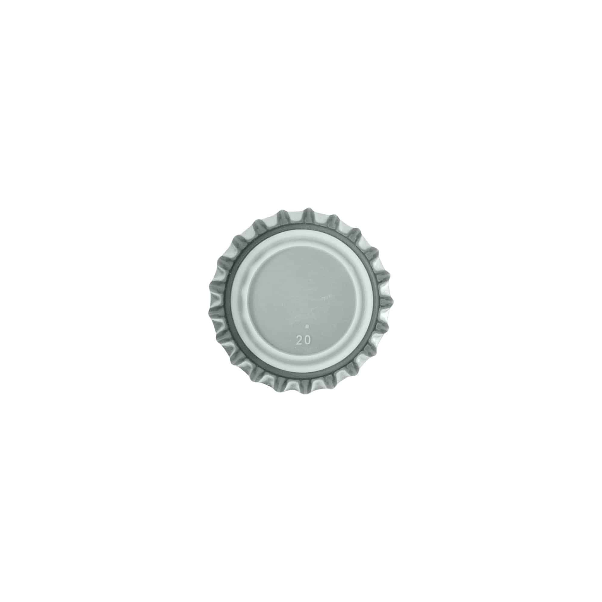 26 mm metal gümüş şişe kapağı 26 mm metal gümüş şişe kapağı