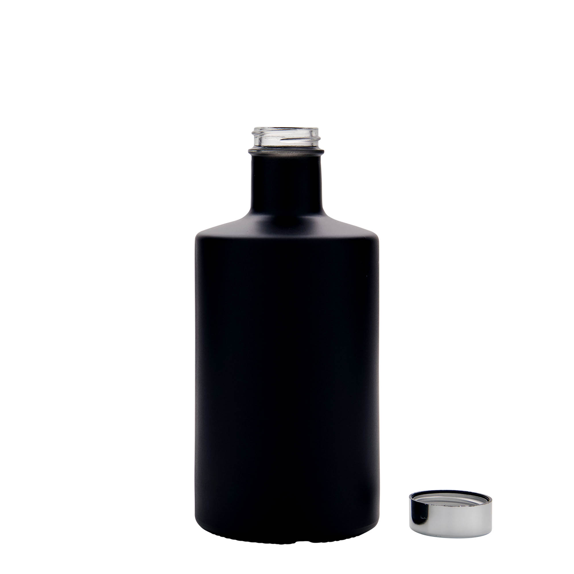 500 ml Cam Şişe 'Caroline', siyah, Ağız: GPI 33 500 ml Cam Şişe 'Caroline', siyah, Ağız: GPI 33