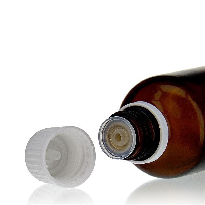 Vidalı kapak damlatıcı ile, PE plastik, beyaz, ağız için: DIN 18 Vidalı kapak damlatıcı ile, PE plastik, beyaz, ağız için: DIN 18