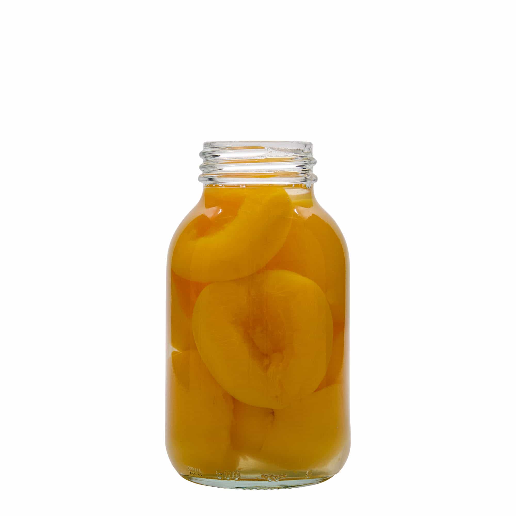 500 ml geniş ağızlı cam, ağız çapı: DIN 55