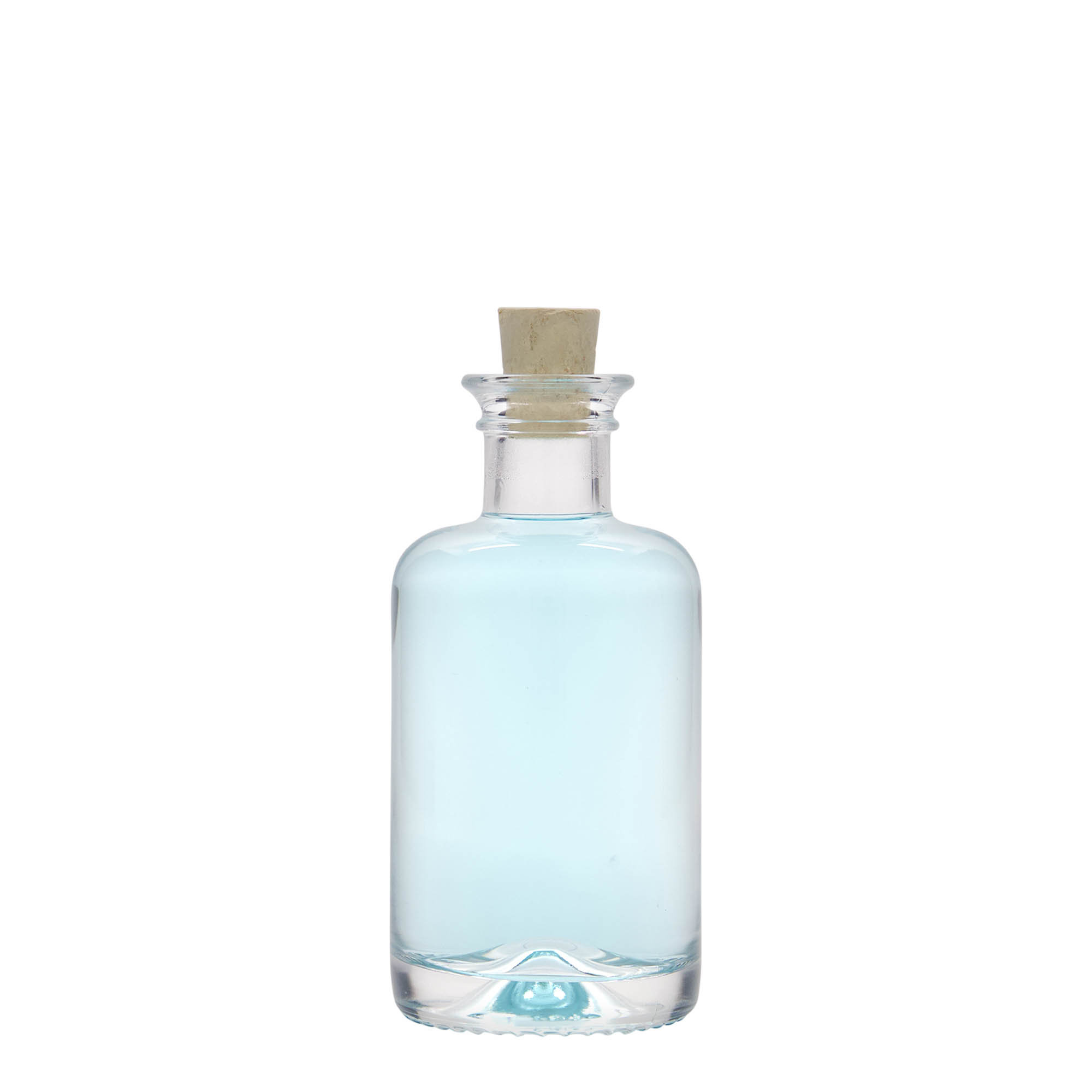 100 ml Cam Şişe Eczacı, Ağız: Mantar