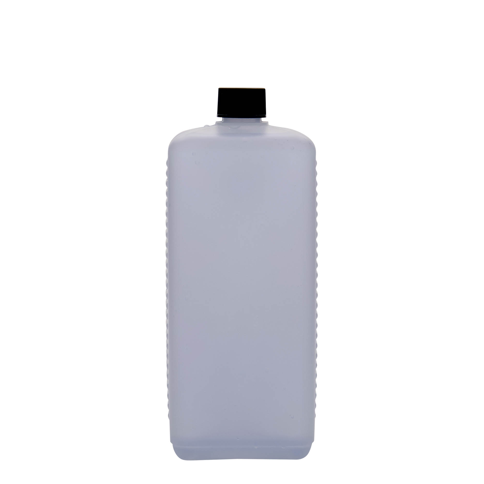 1.000 ml Kanister şişe, dikdörtgen, HDPE plastik, doğal, ağız: DIN 25 EPE 1.000 ml Kanister şişe, dikdörtgen, HDPE plastik, doğal, ağız: DIN 25 EPE