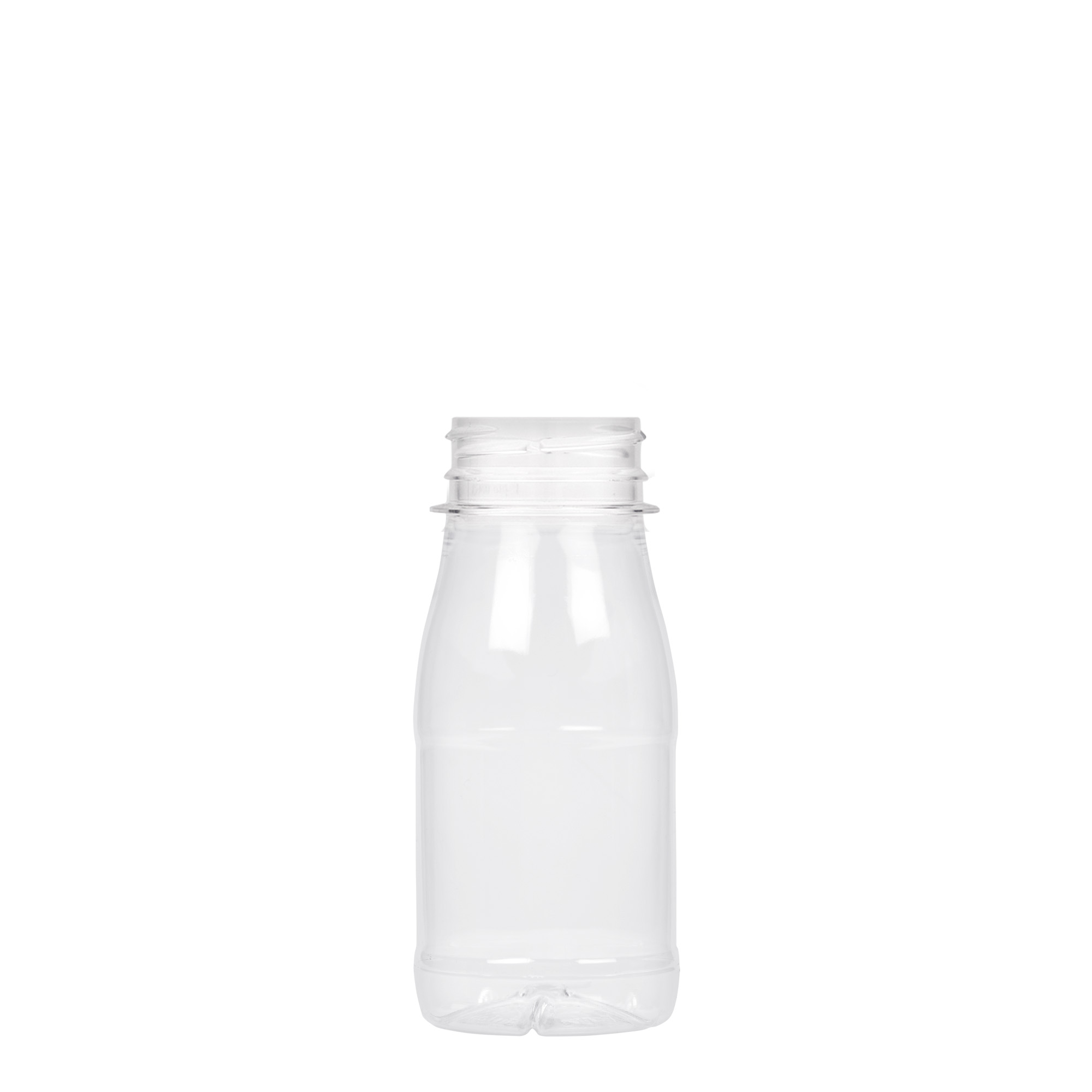 150 ml PET şişe 'Süt ve Meyve Suyu', plastik, ağız çapı: 38 mm 150 ml PET şişe 'Süt ve Meyve Suyu', plastik, ağız çapı: 38 mm