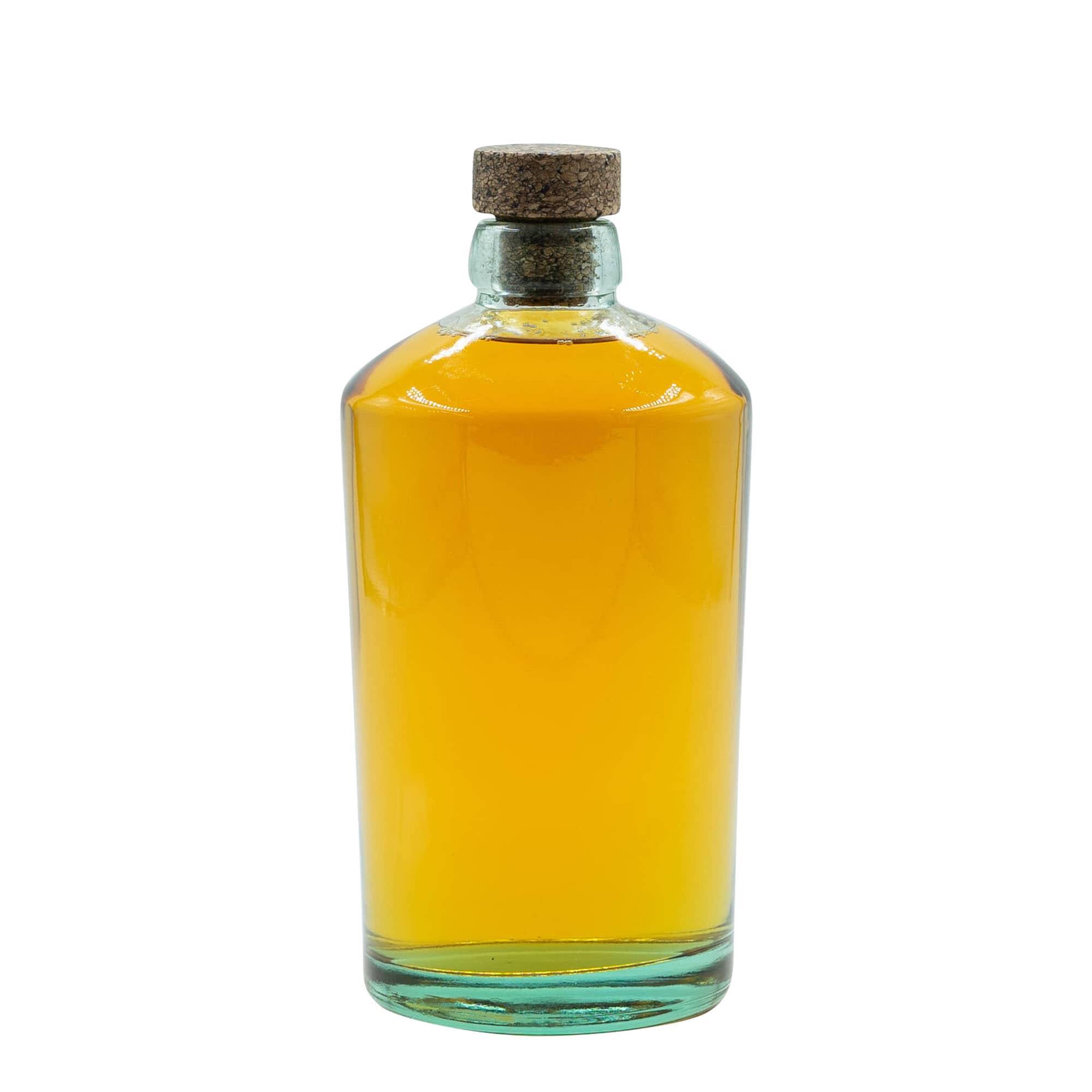 700 ml Cam şişe 'Barrel', Ağız: Mantar