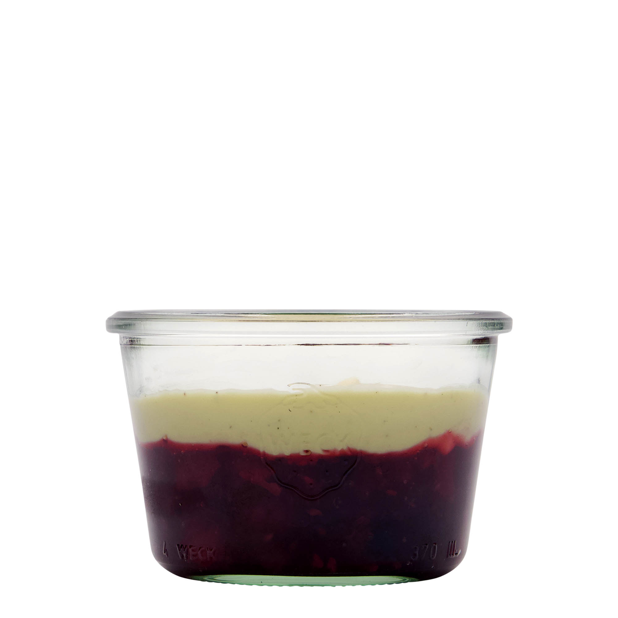 370 ml WECK Dökme Kavanoz, Ağız: Yuvarlak Kenar