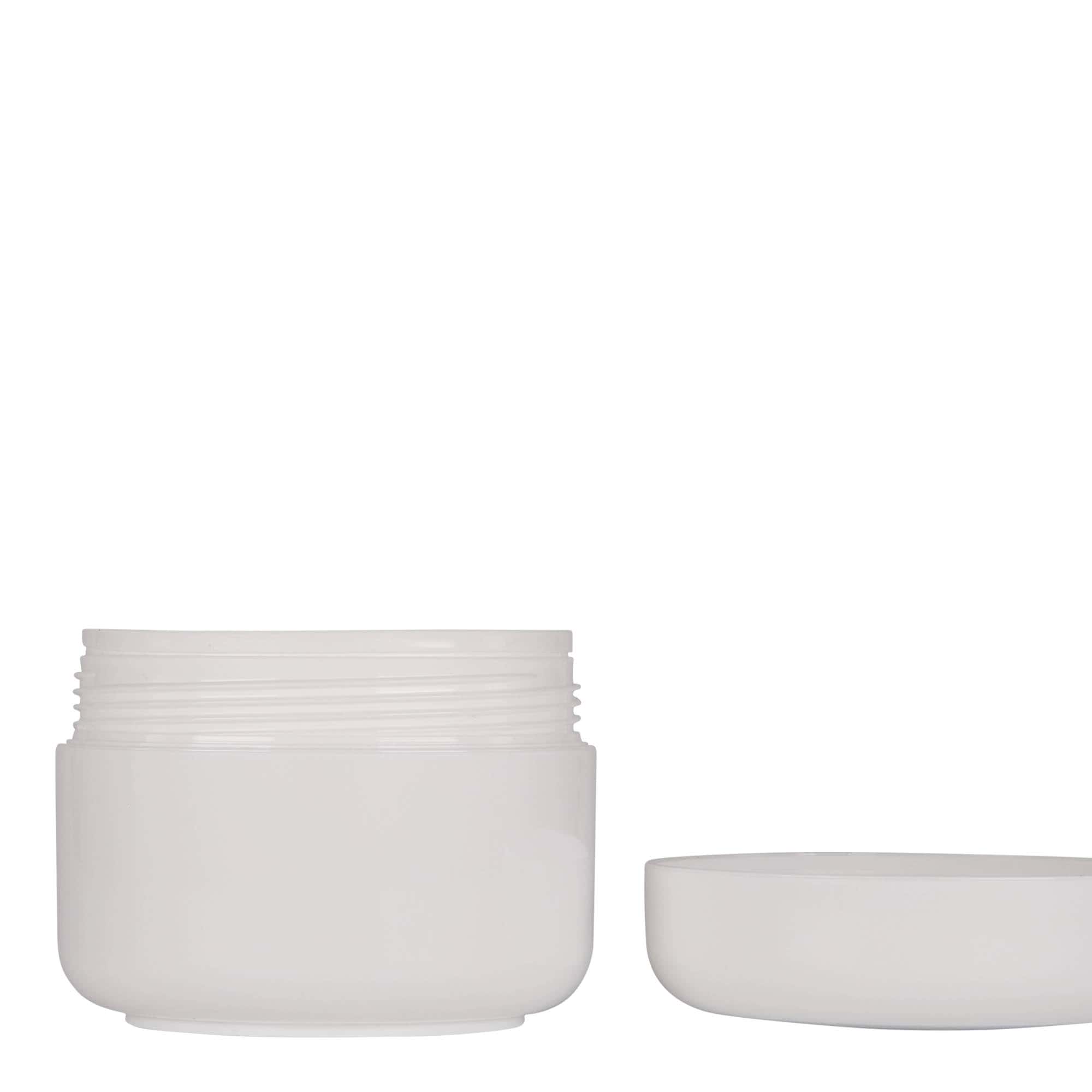 150 ml plastik kutu 'Bianca', PP, beyaz, ağzı: vidalı kapak