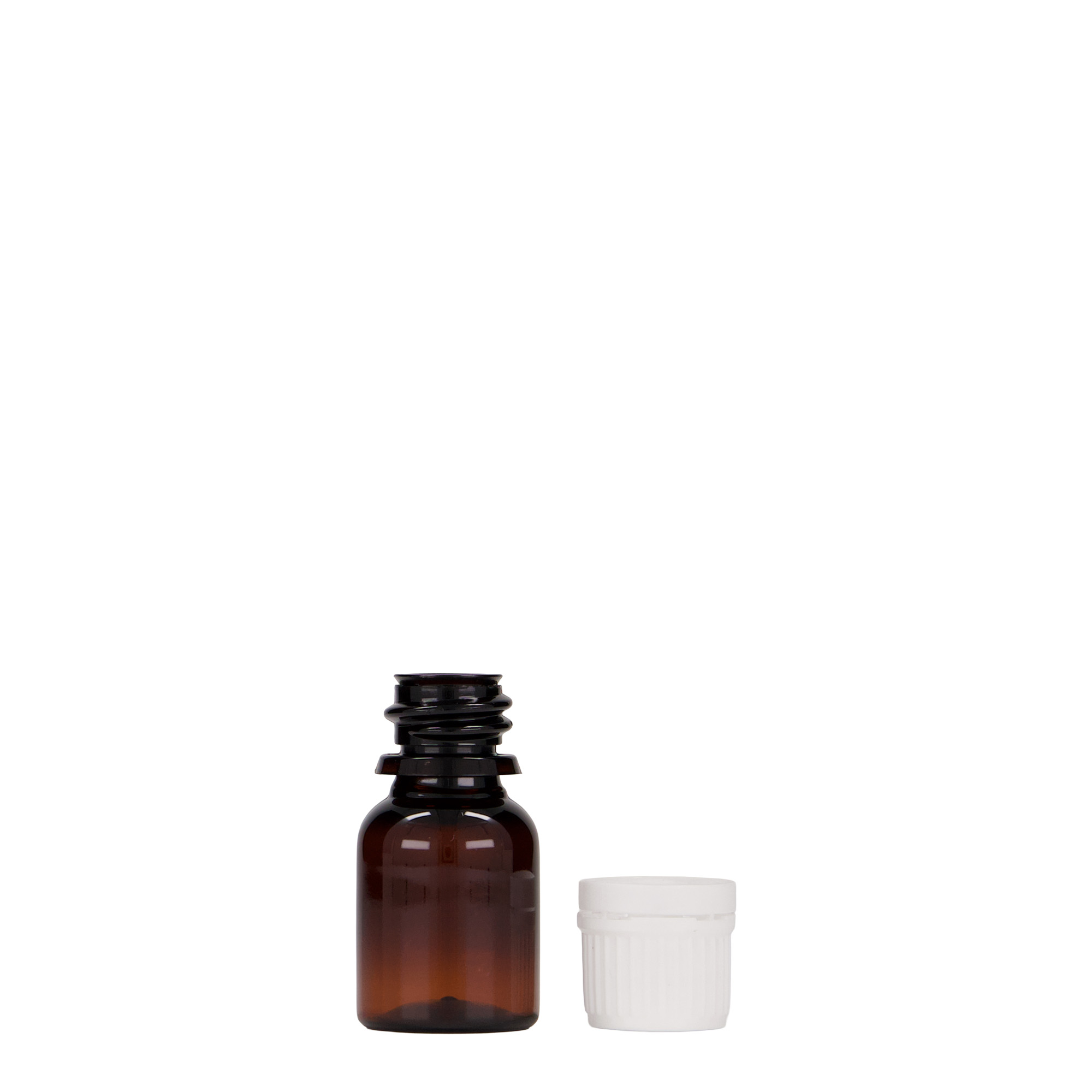 10 ml PET-Tıbbi Şişe 'Easy Living', kahverengi, plastik, ağız: DIN 18 10 ml PET-Tıbbi Şişe 'Easy Living', kahverengi, plastik, ağız: DIN 18