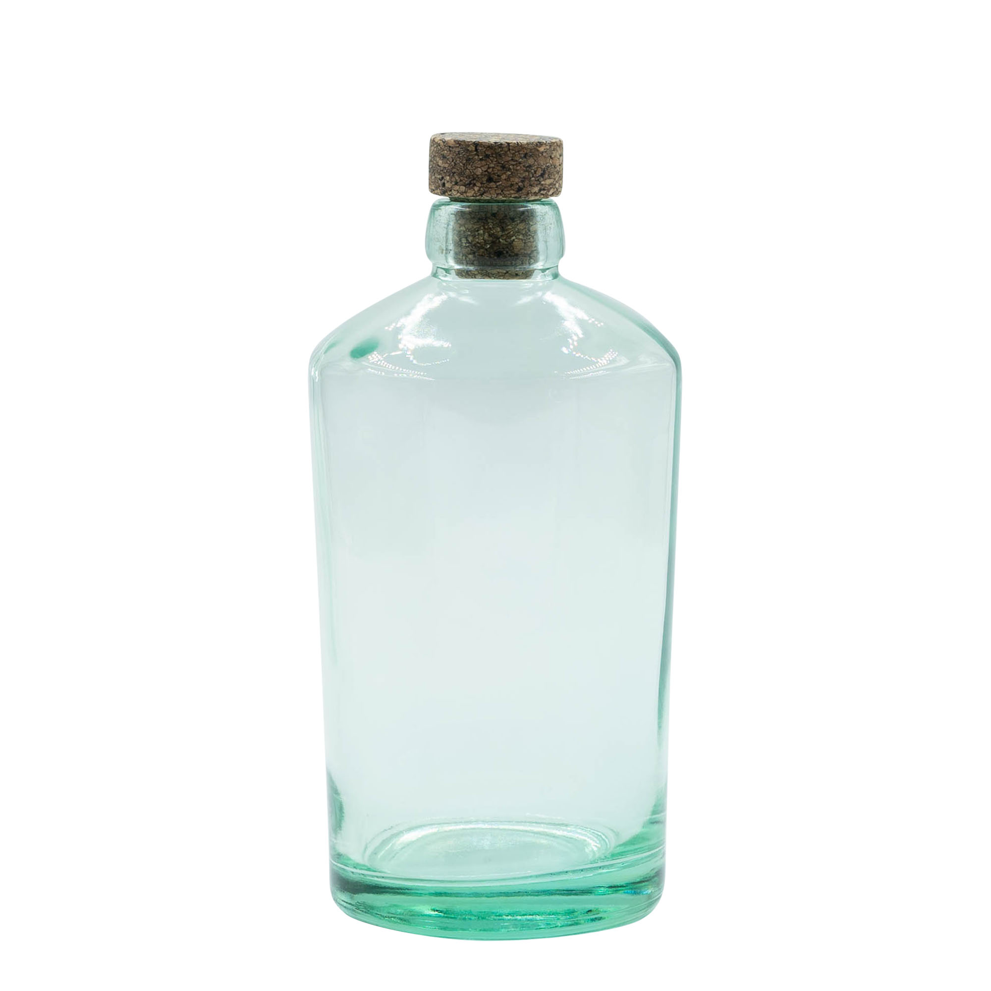 700 ml Cam şişe 'Barrel', Ağız: Mantar