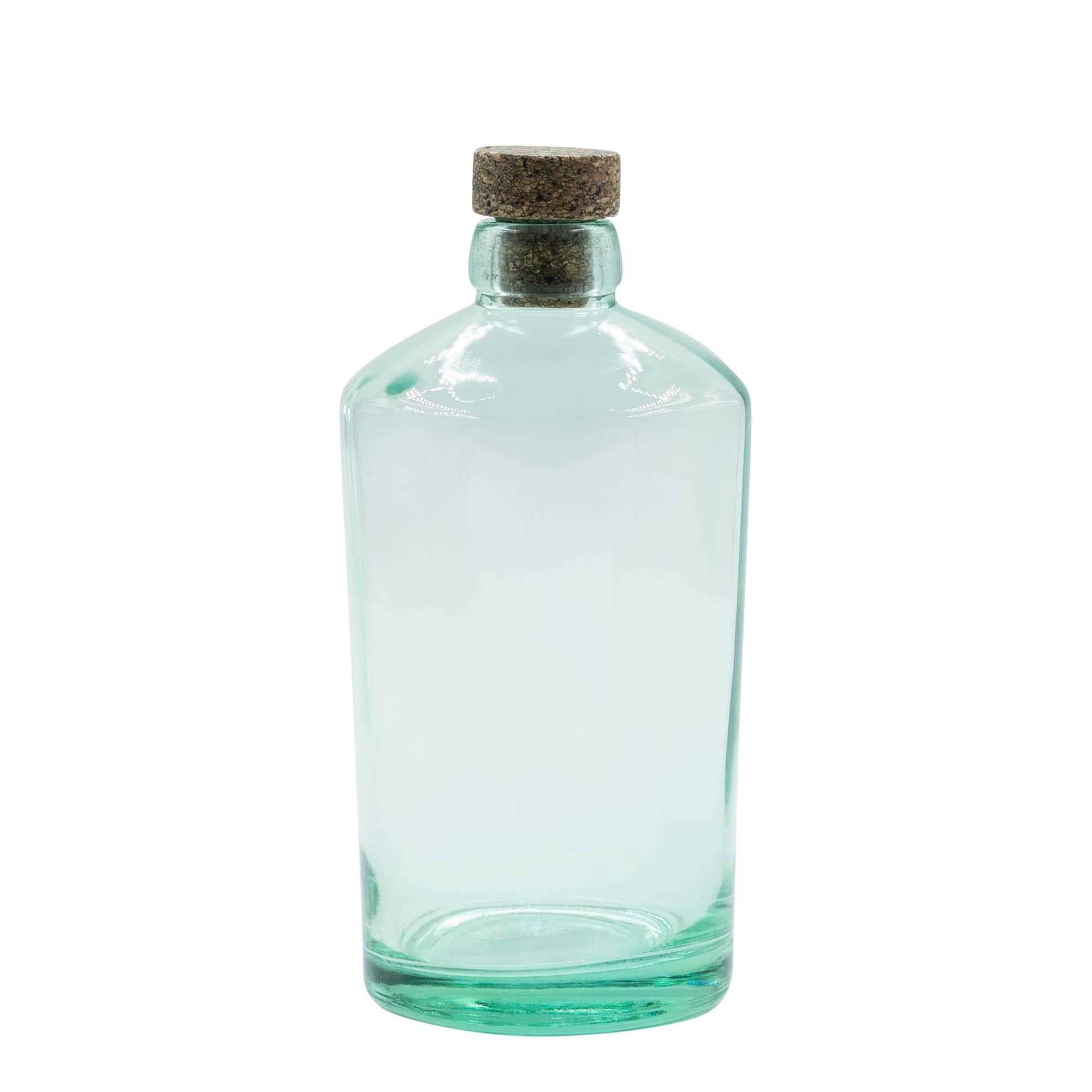 700 ml Cam şişe 'Barrel', Ağız: Mantar
