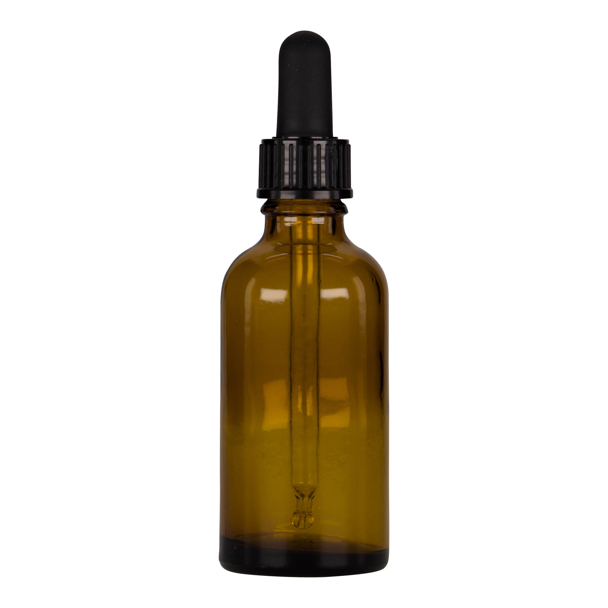 50 ml Pipet Şişesi İlaç, Cam, kahverengi-siyah, Ağız: DIN 18