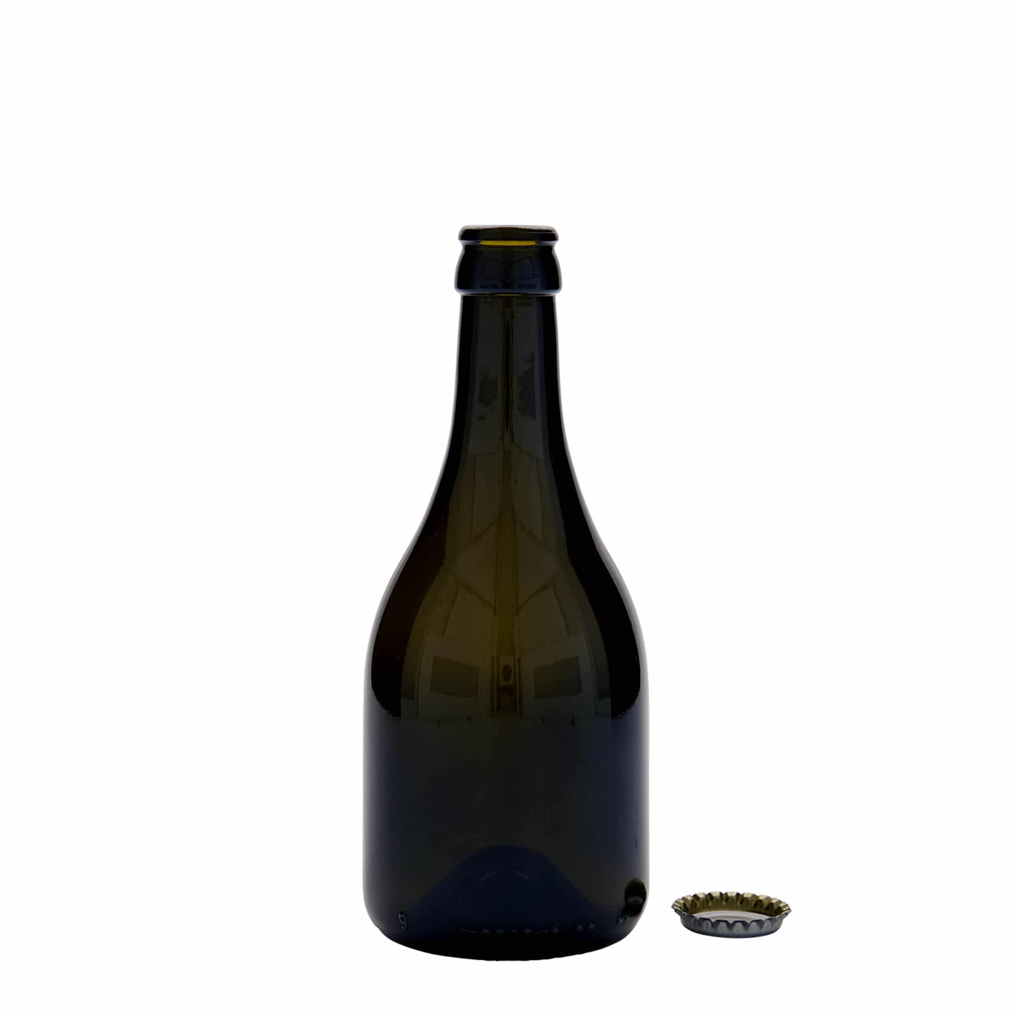 330 ml Bira Şişesi 'Horta', Cam, antik yeşil, Ağız: Kronkorken