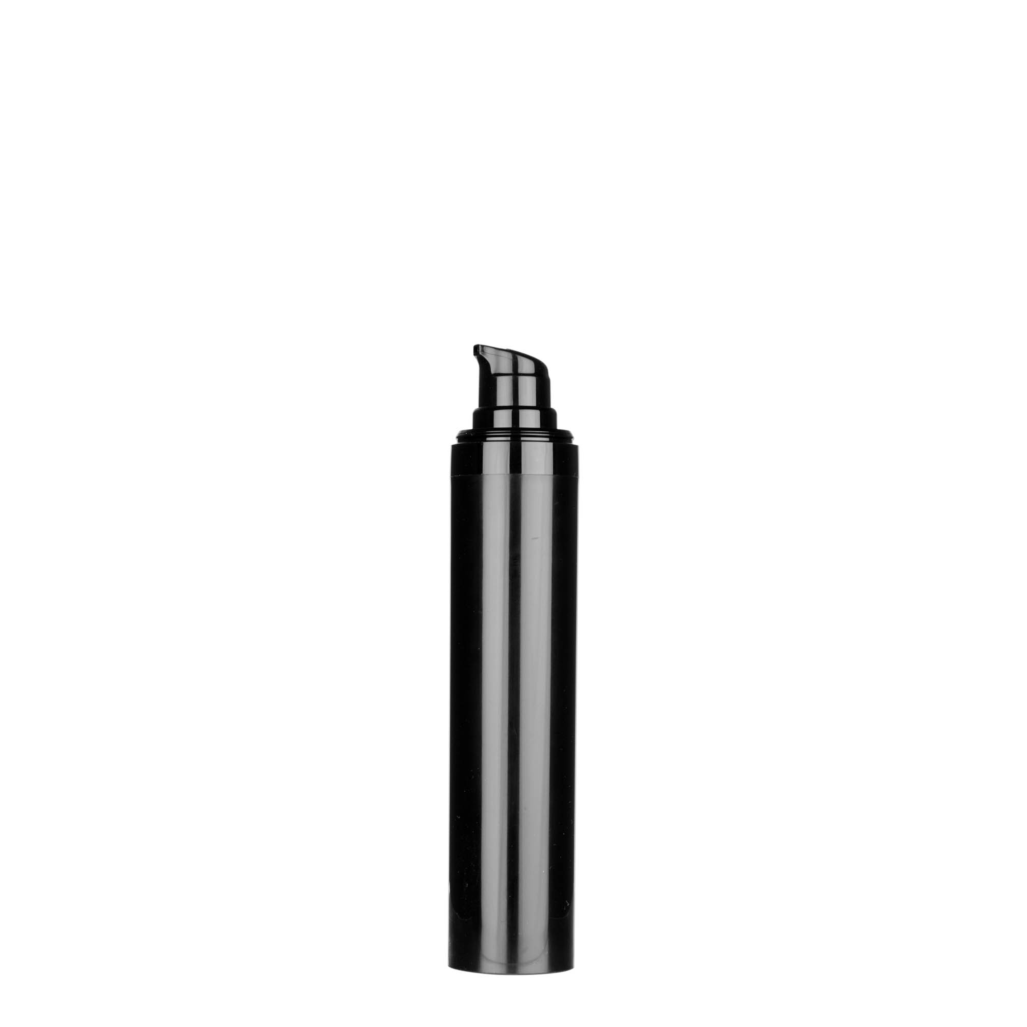 50 ml Airless Dispenser 'Micro', PP-plastik, siyah