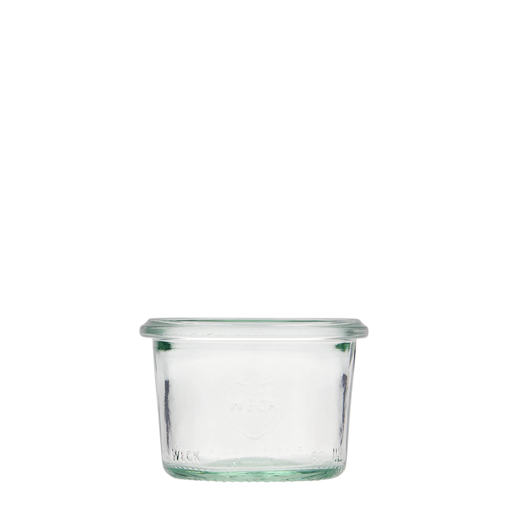 80 ml WECK kavanoz, ağız: yuvarlak kenar