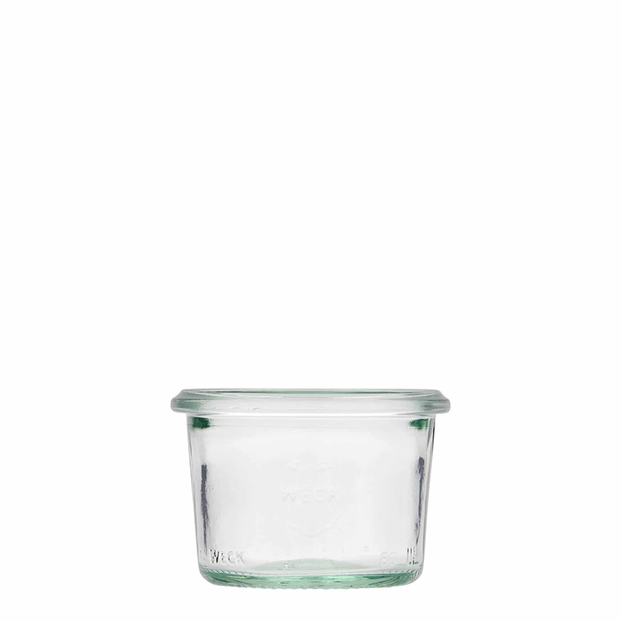 80 ml WECK kavanoz, ağız: yuvarlak kenar