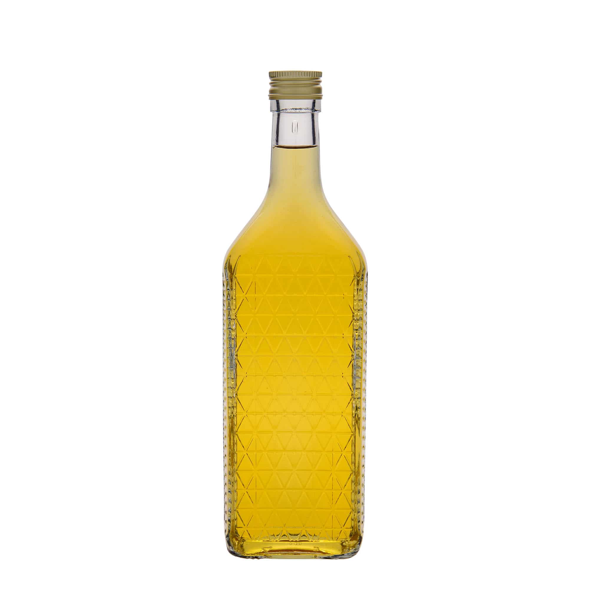 700 ml Cam Şişe 'Caruso', dikdörtgen, Ağız: PP 31,5