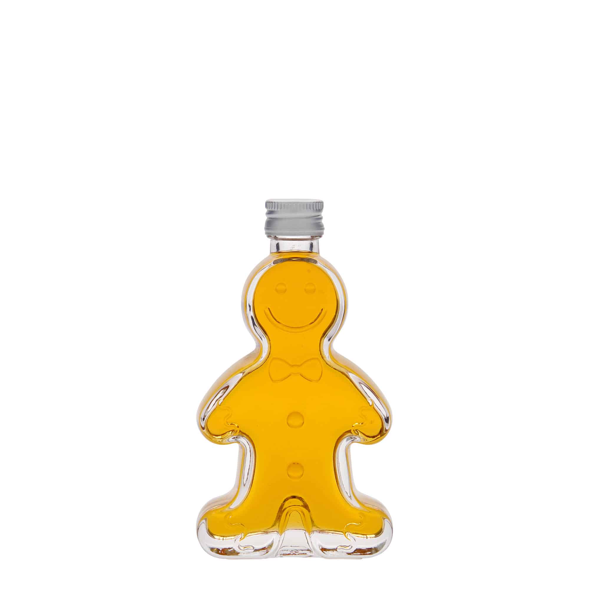 50 ml Cam şişe 'Lebkuchenmann', Ağız: PP 18