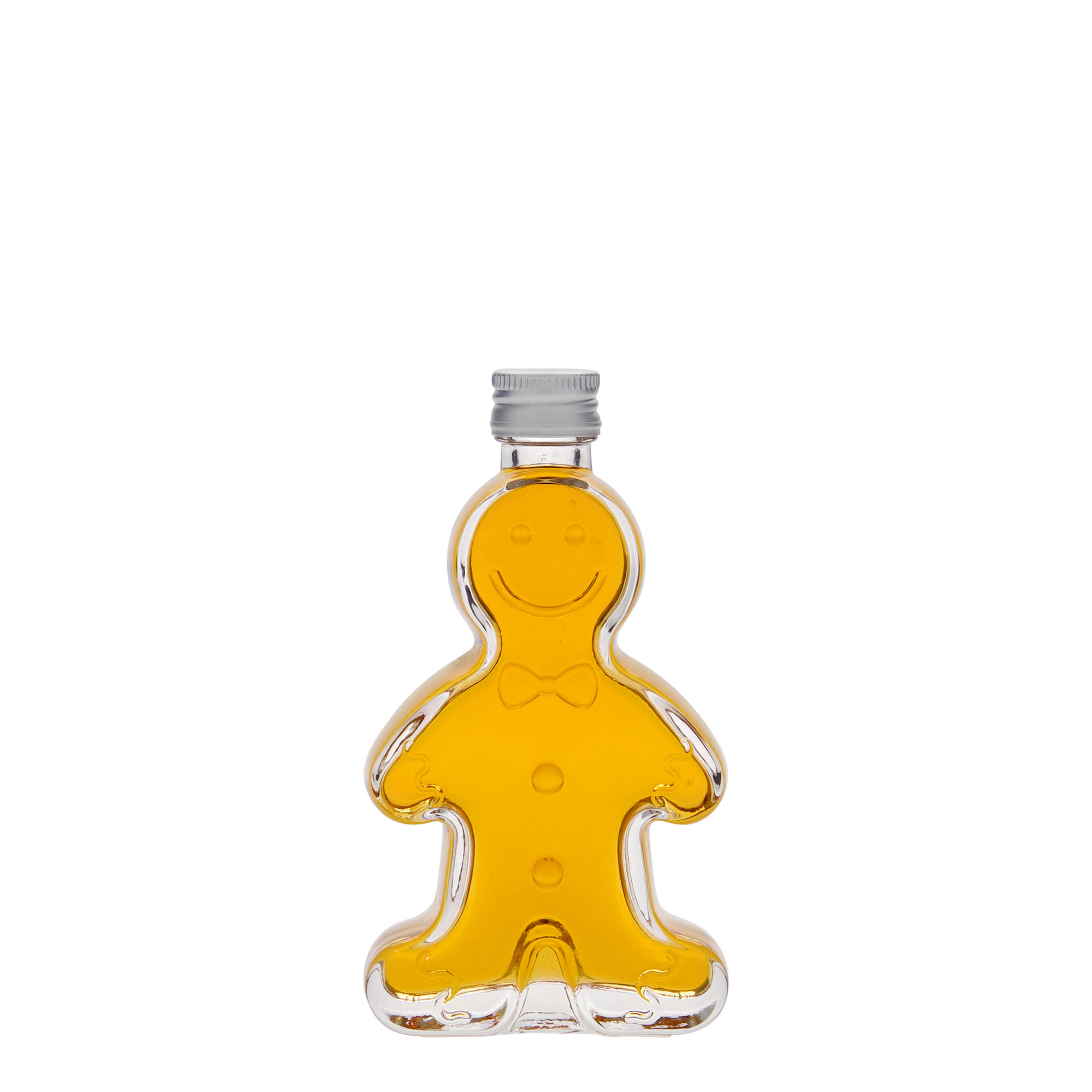 50 ml Cam şişe 'Lebkuchenmann', Ağız: PP 18