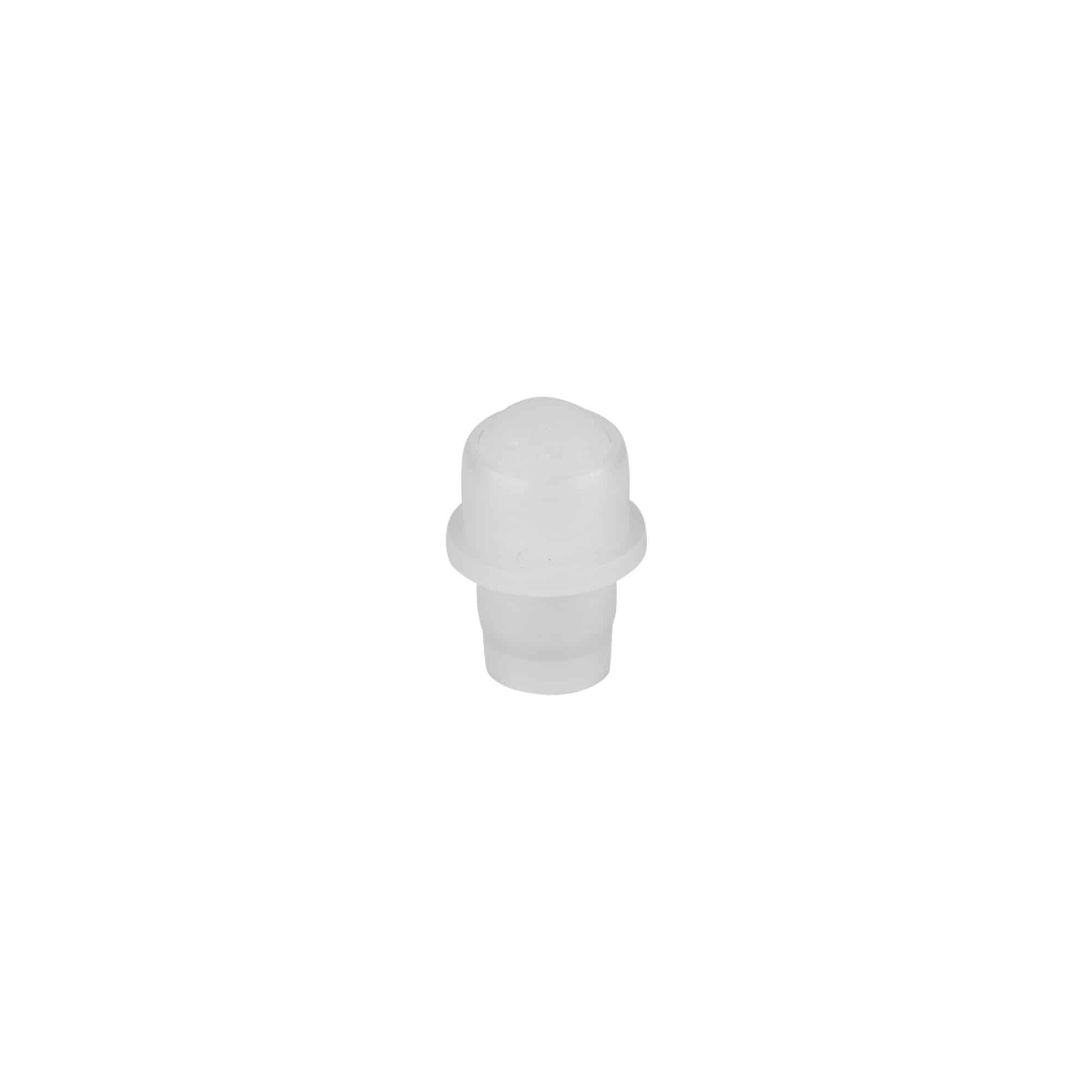 10 ml Roll-On Şişe için kapak, LDPE plastik, doğal renk 10 ml Roll-On Şişe için kapak, LDPE plastik, doğal renk