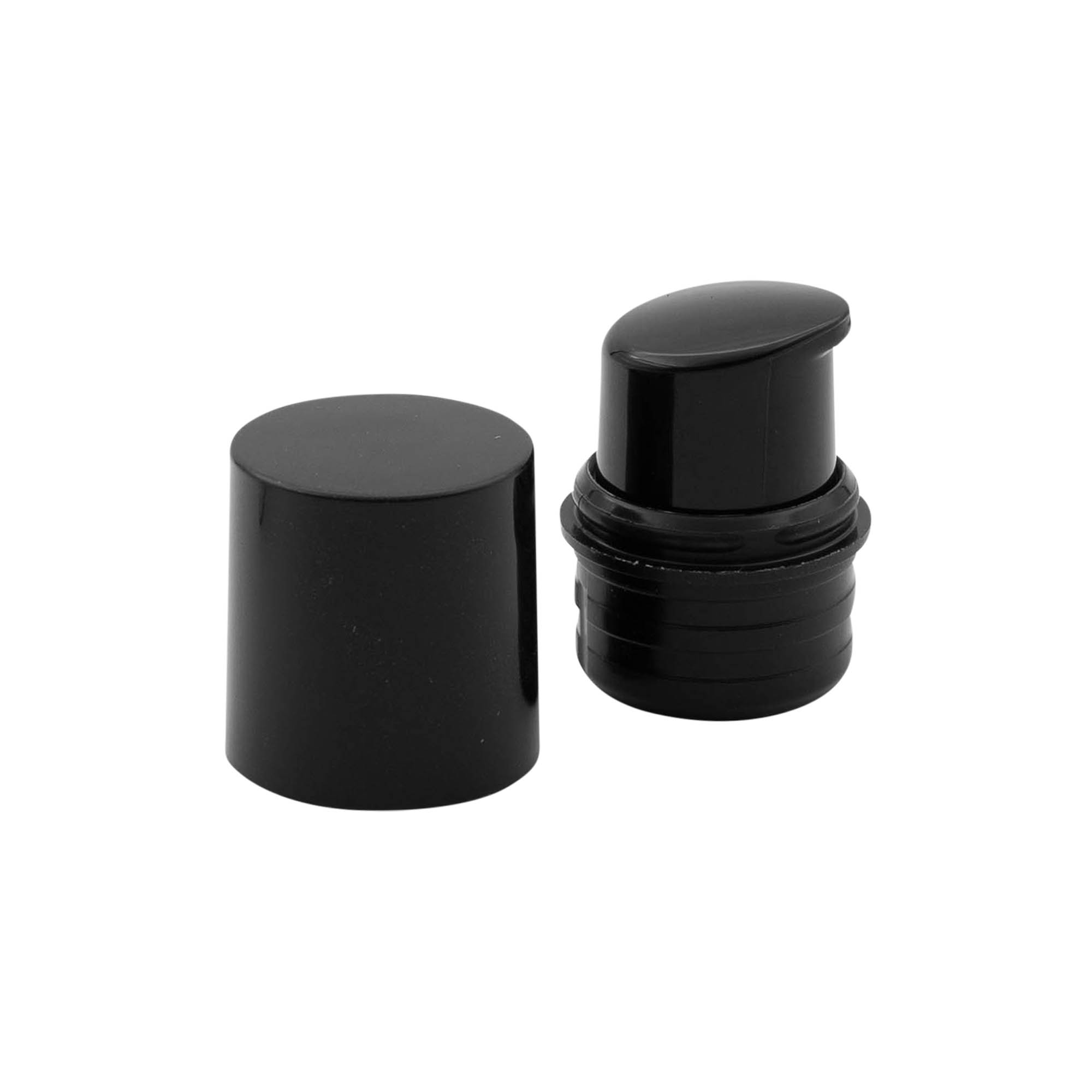 Airless Dispenser Pompa Kafası 'Nano', PP-Plastik, siyah Airless Dispenser Pompa Kafası 'Nano', PP-Plastik, siyah