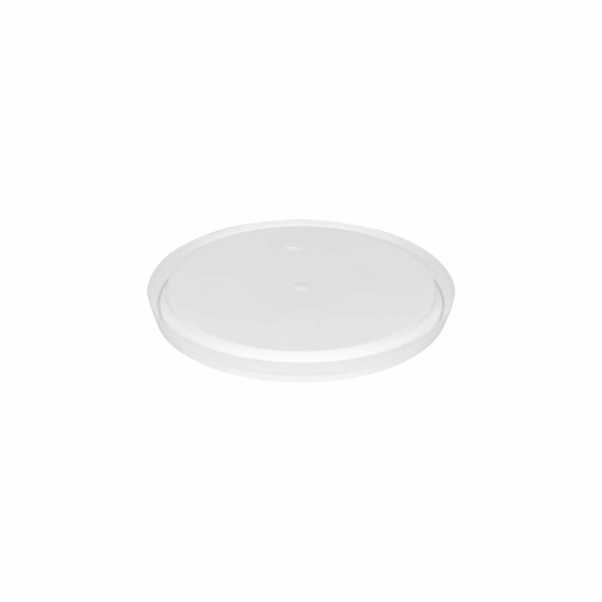 Kapak 0,6 l kova için, PP plastik, beyaz