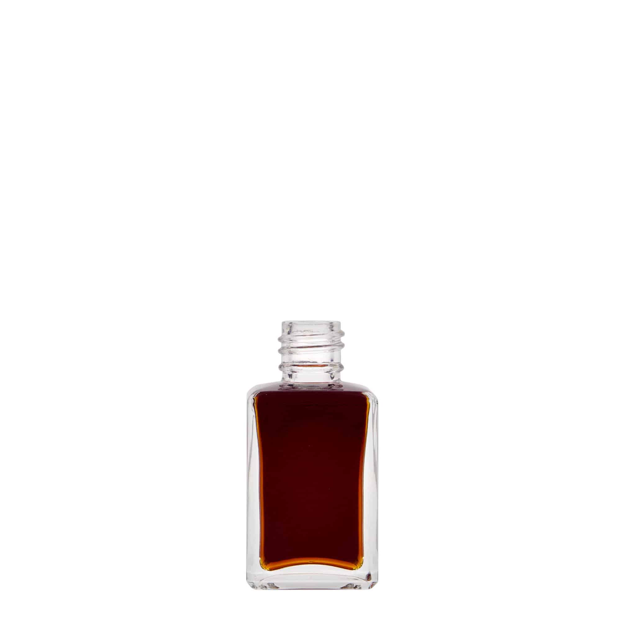 30 ml cam şişe 'Tamme', kare, ağız: PP 18 30 ml cam şişe 'Tamme', kare, ağız: PP 18
