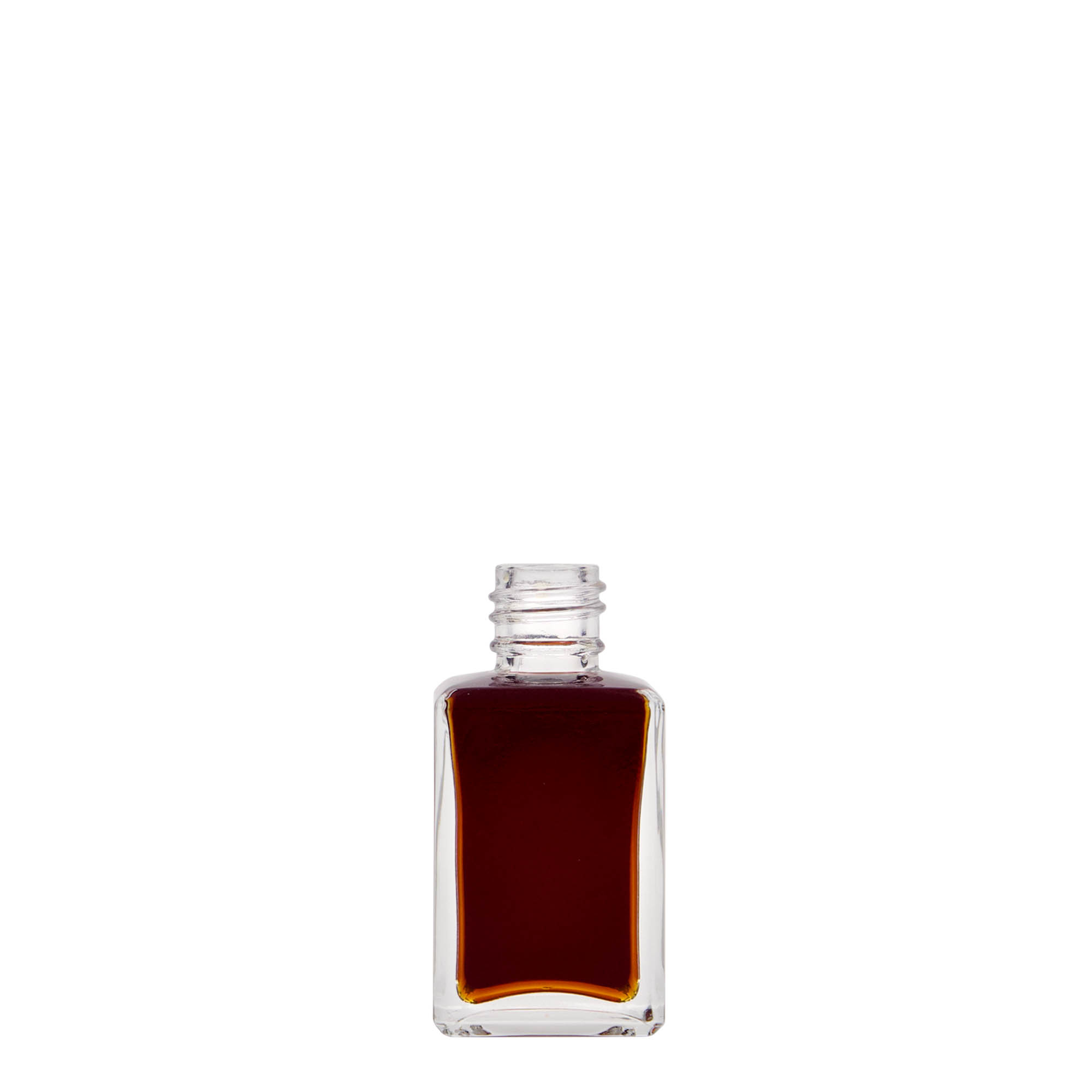 30 ml cam şişe 'Tamme', kare, ağız: PP 18