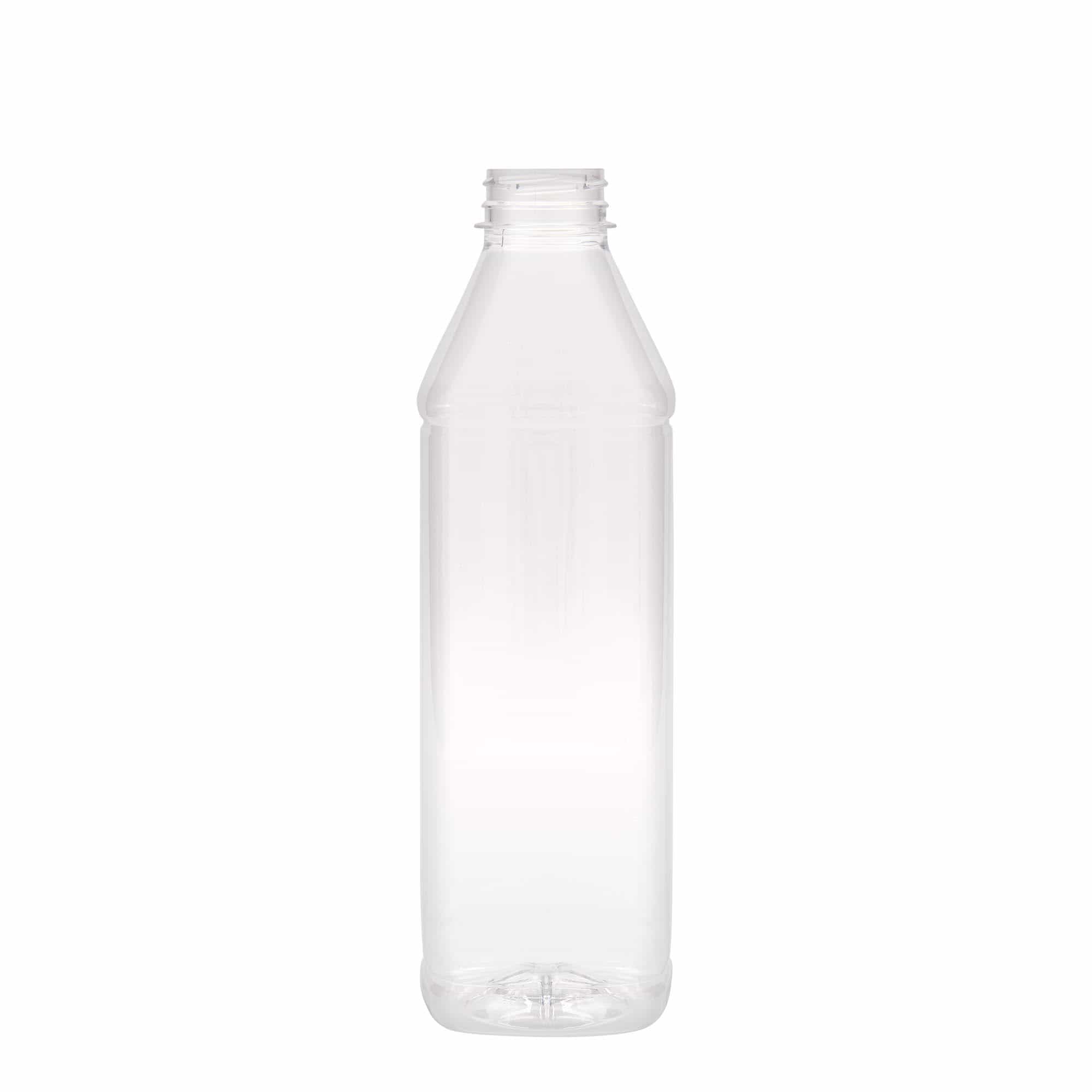 1.000 ml PET Şişe 'Milk and Juice Carré', kare, plastik, ağız çapı: 38 mm 1.000 ml PET Şişe 'Milk and Juice Carré', kare, plastik, ağız çapı: 38 mm
