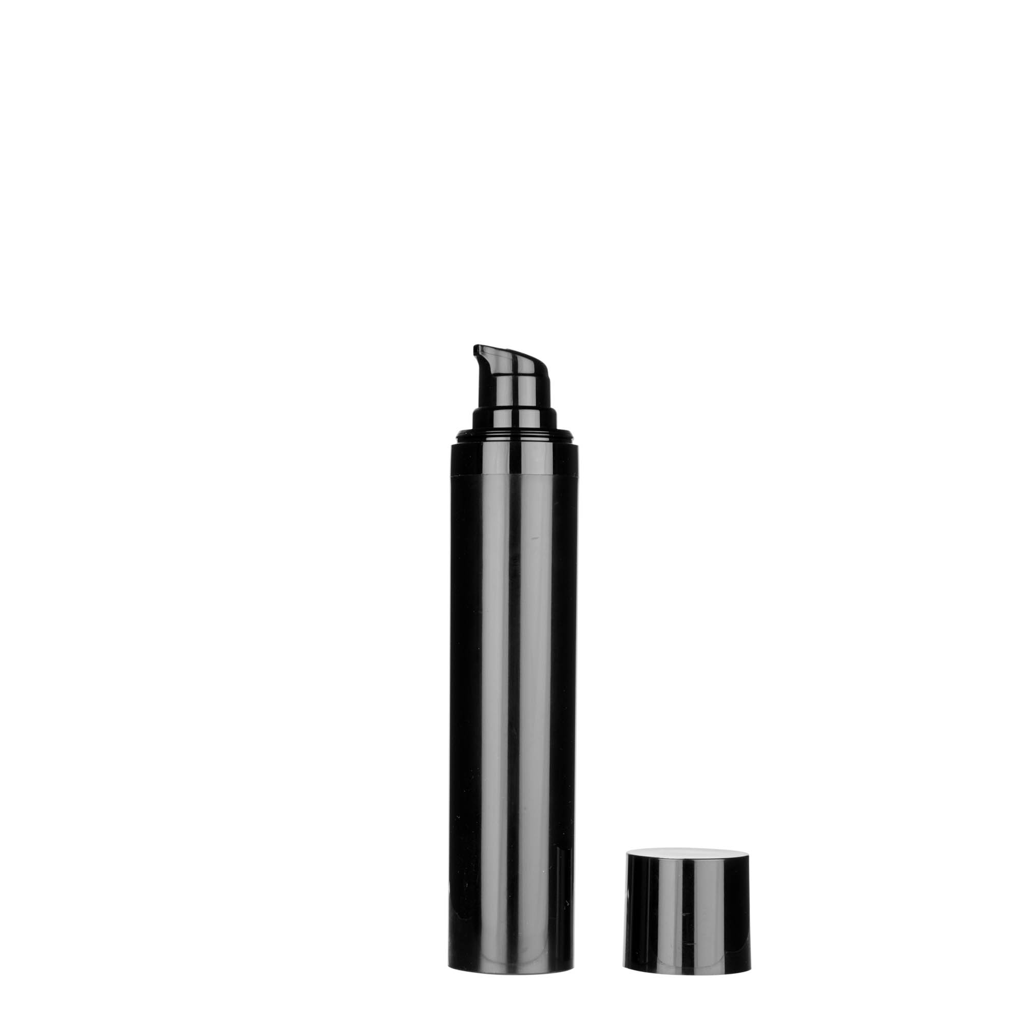 50 ml Airless Dispenser 'Micro', PP-plastik, siyah