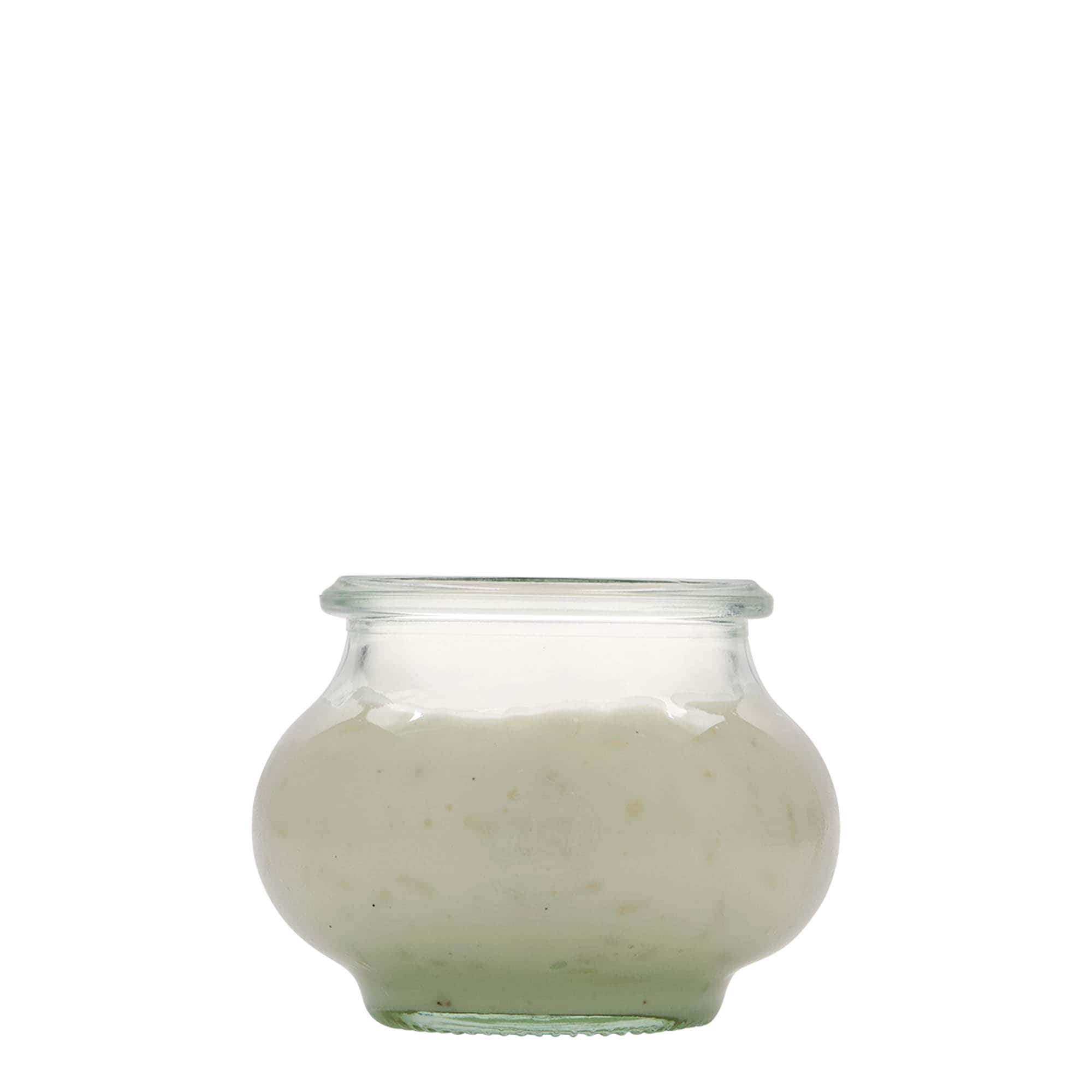 220 ml WECK süs kavanozu, ağız: yuvarlak kenar