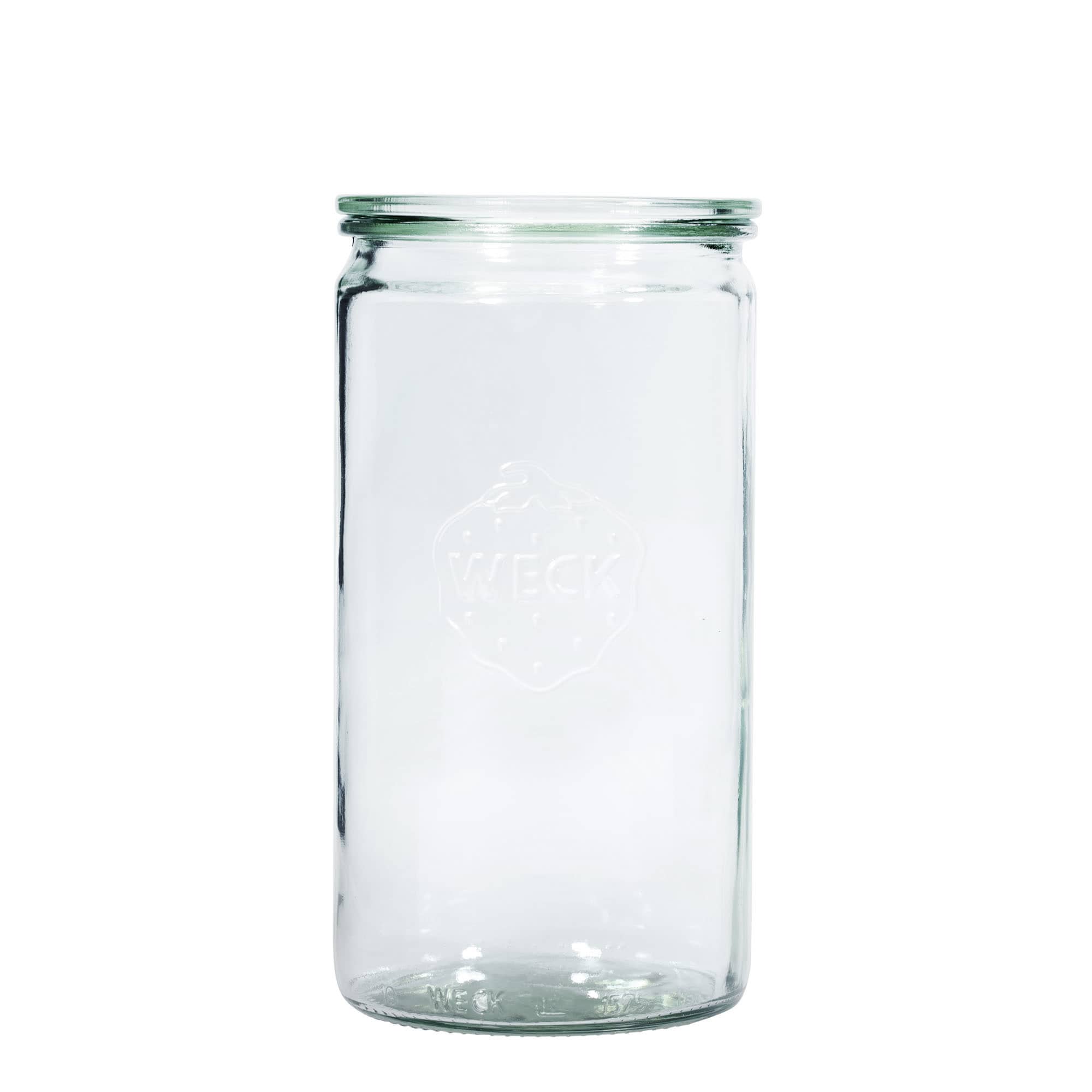 1.575 ml WECK Silindir Camı, Ağız: Yuvarlak Kenar 1.575 ml WECK Silindir Camı, Ağız: Yuvarlak Kenar