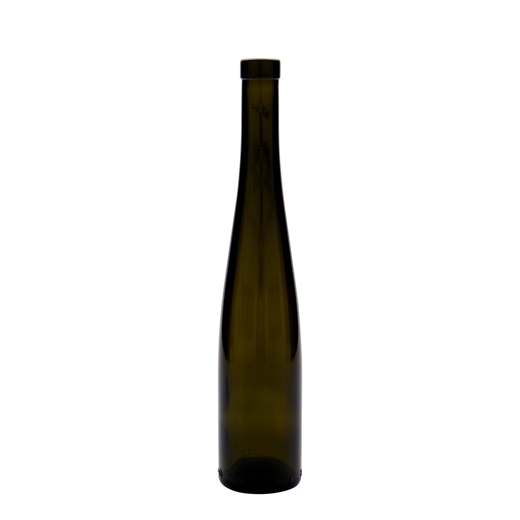 375 ml cam şişe 'Weinschlegel', antik yeşil, ağız: mantar