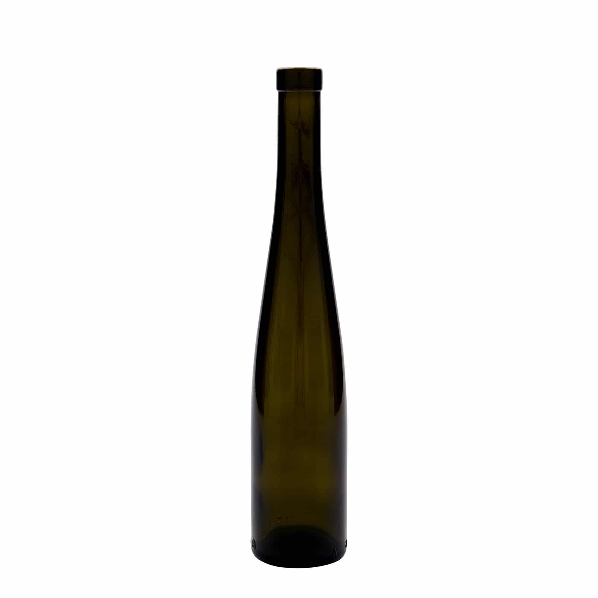 375 ml cam şişe 'Weinschlegel', antik yeşil, ağız: mantar