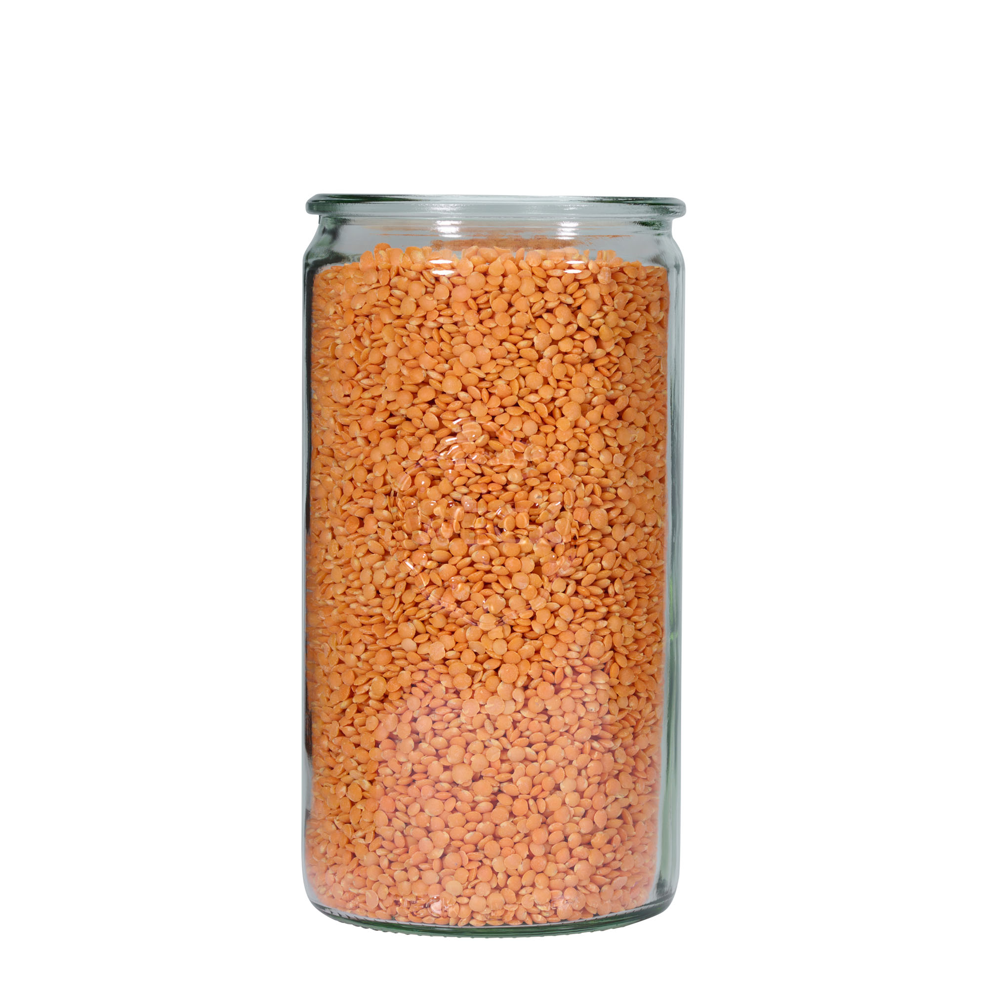 1.575 ml WECK Silindir Camı, Ağız: Yuvarlak Kenar