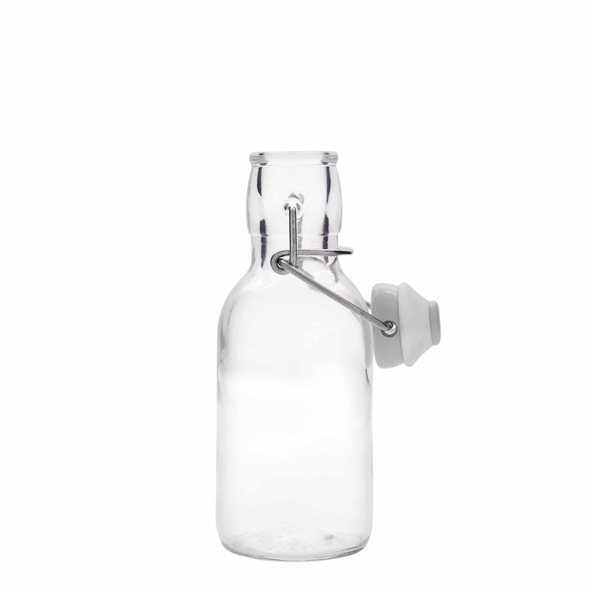 250 ml Cam şişe 'Emilia', Ağız: Mandallı kapak 250 ml Cam şişe 'Emilia', Ağız: Mandallı kapak