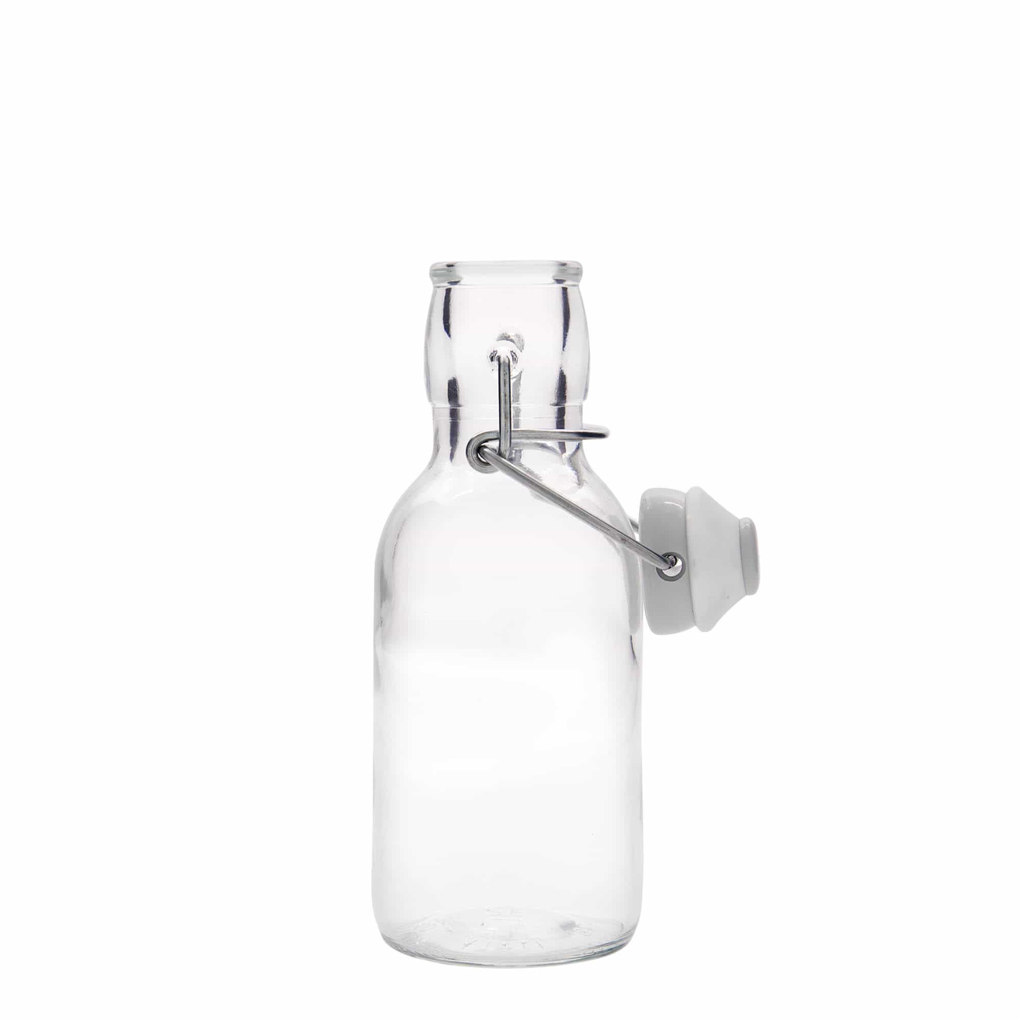 250 ml Cam şişe 'Emilia', Ağız: Mandallı kapak 250 ml Cam şişe 'Emilia', Ağız: Mandallı kapak