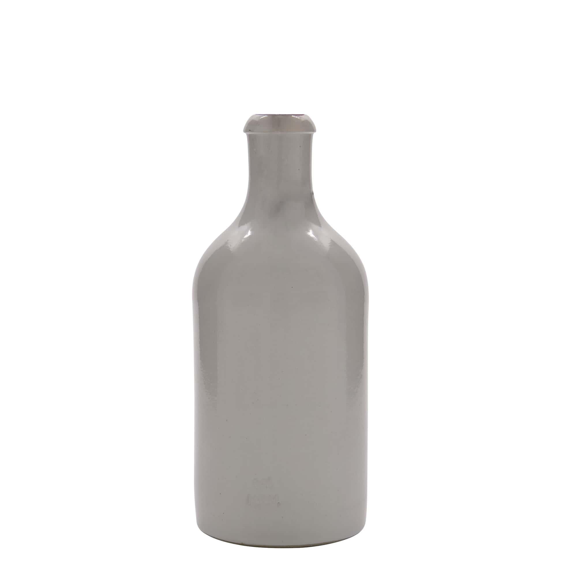 500 ml Toprak testi, taş gereç, beyaz, ağız: mandallı kapak 500 ml Toprak testi, taş gereç, beyaz, ağız: mandallı kapak