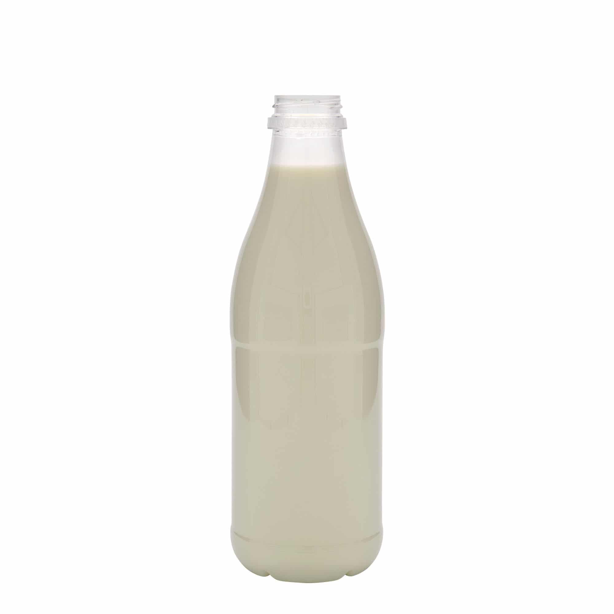 1.000 ml PET Şişe 'Süt ve Meyve Suyu', Plastik, Ağız: 38 mm