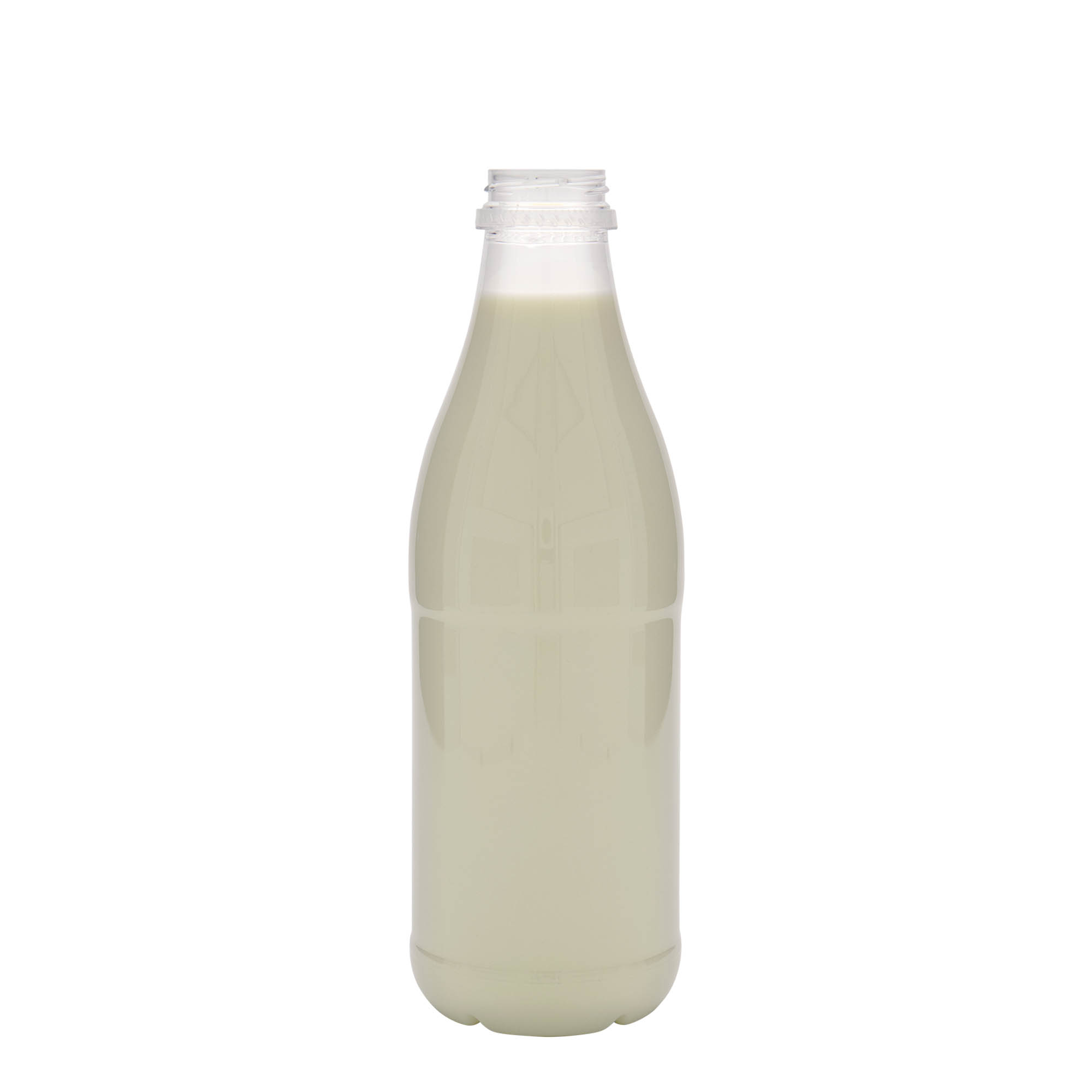 1.000 ml PET Şişe 'Süt ve Meyve Suyu', Plastik, Ağız: 38 mm
