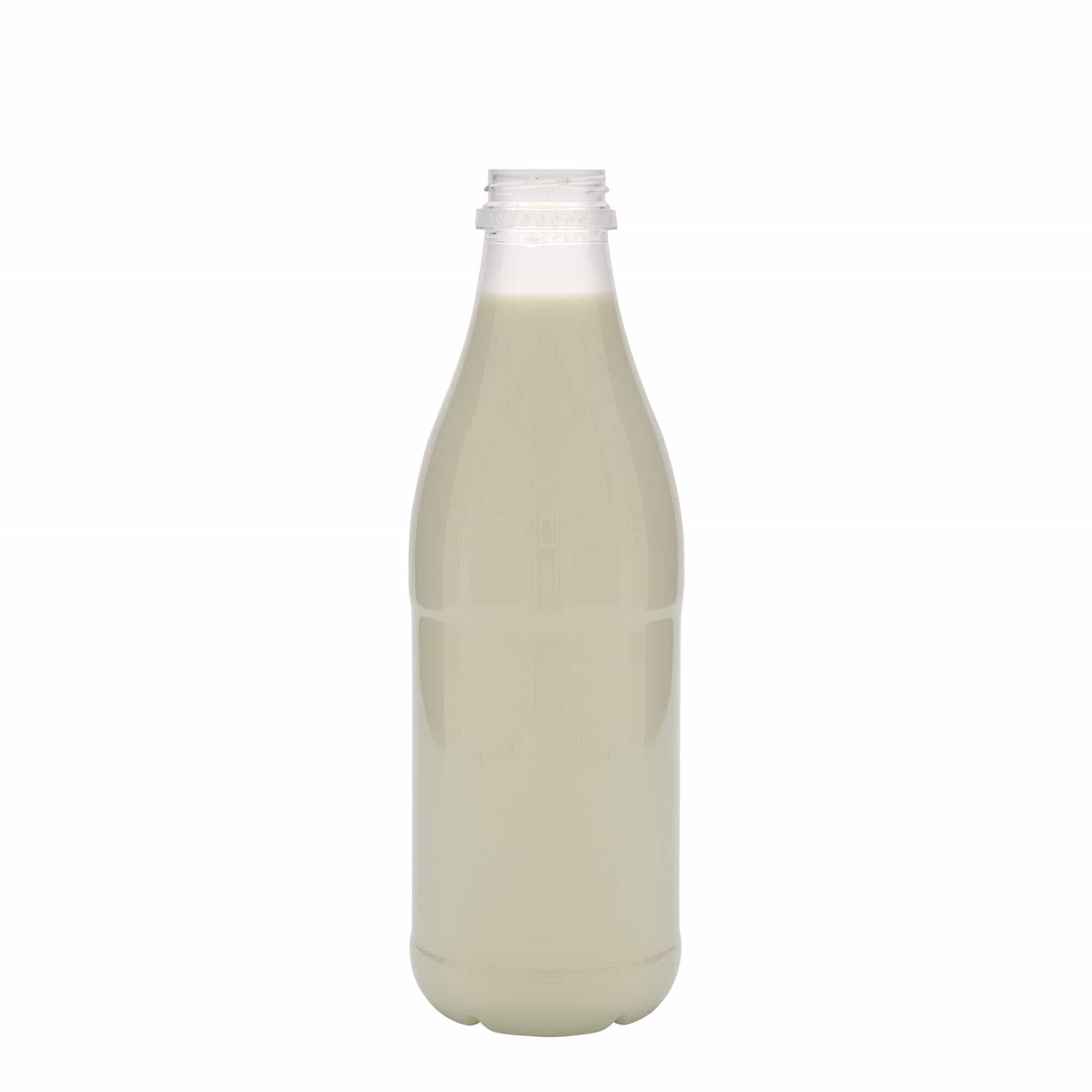 1.000 ml PET Şişe 'Süt ve Meyve Suyu', Plastik, Ağız: 38 mm