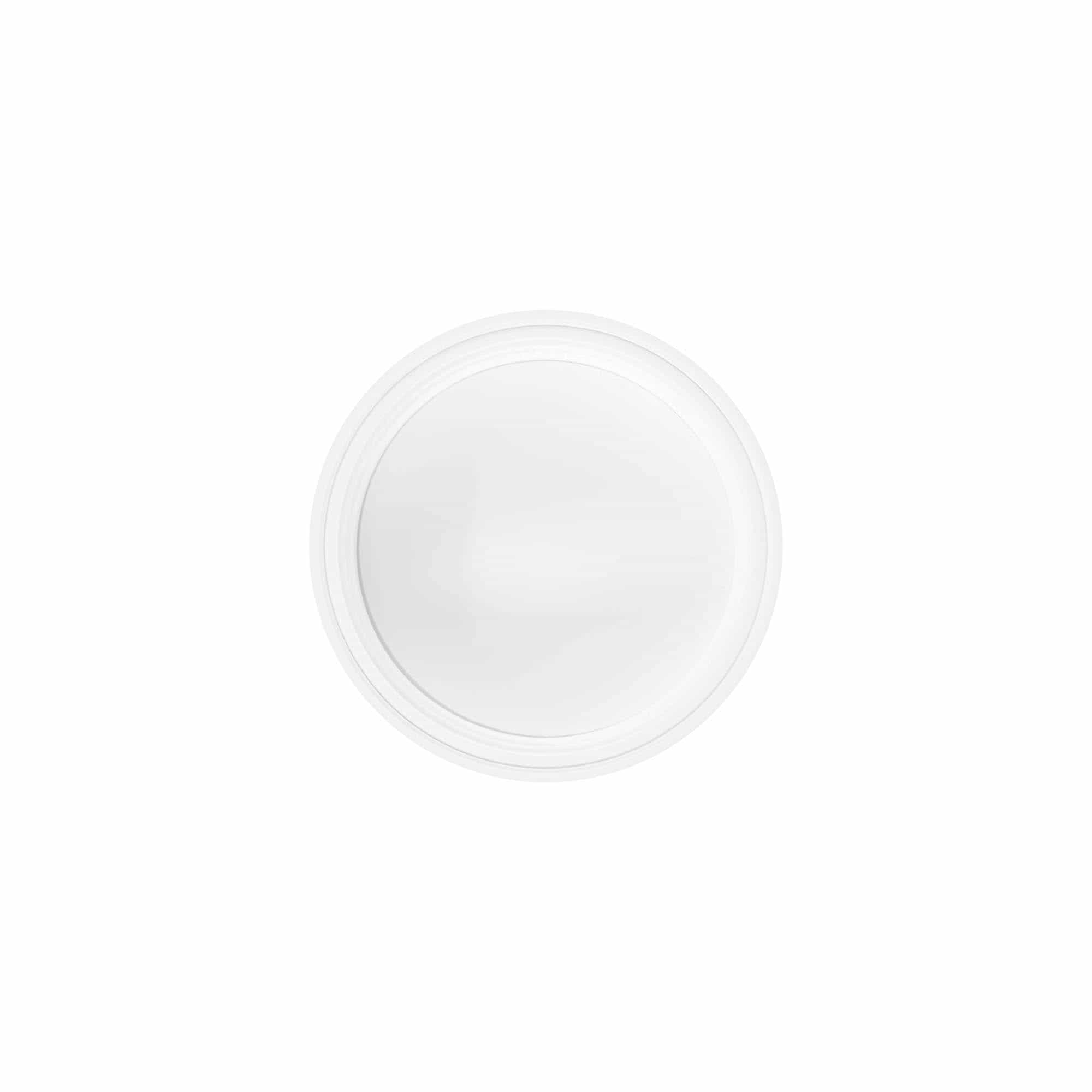 Vida kapak 50 ml, SAN plastik, beyaz