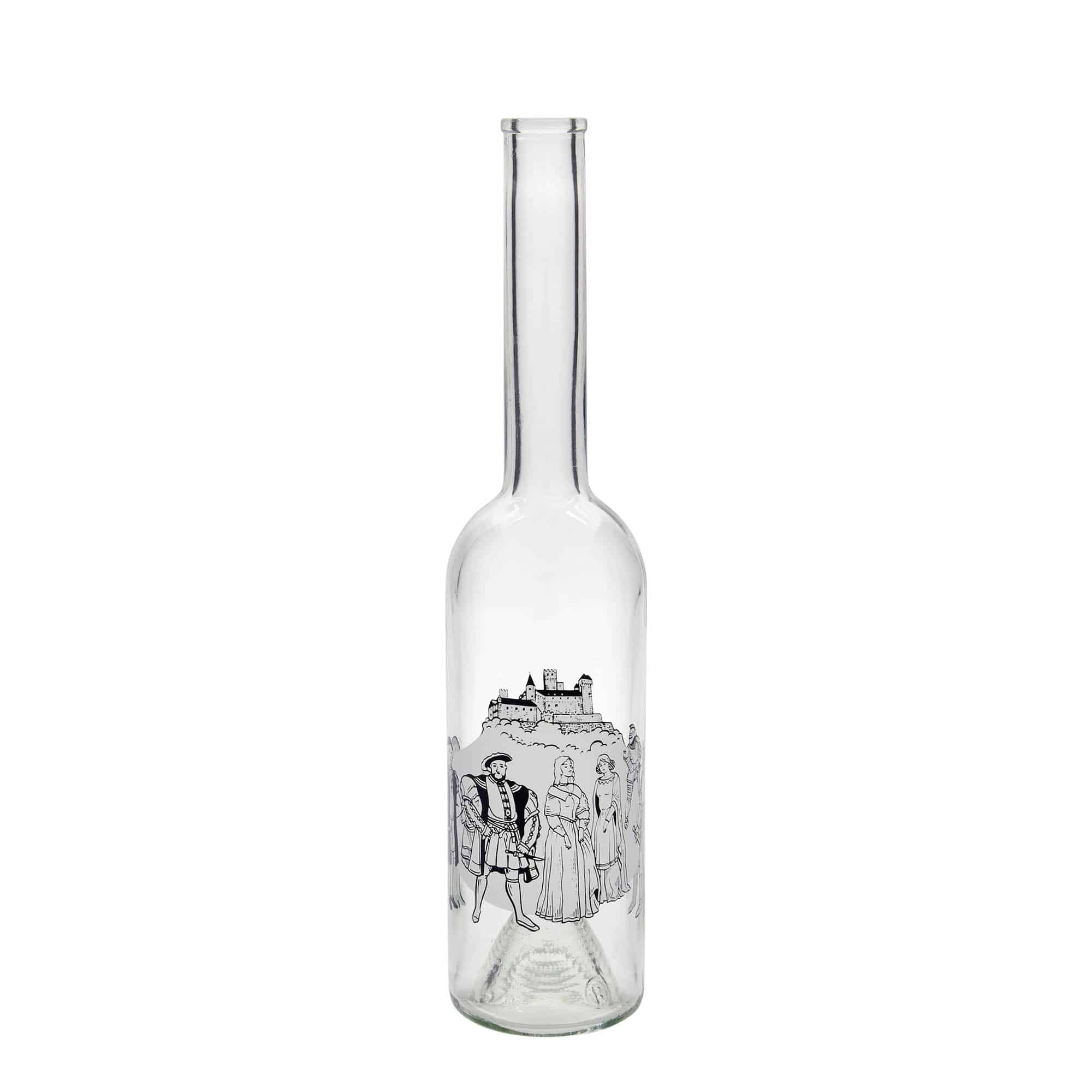 500 ml Cam Şişe 'Opera', Motif: Ortaçağ, Ağız: Mantar 500 ml Cam Şişe 'Opera', Motif: Ortaçağ, Ağız: Mantar