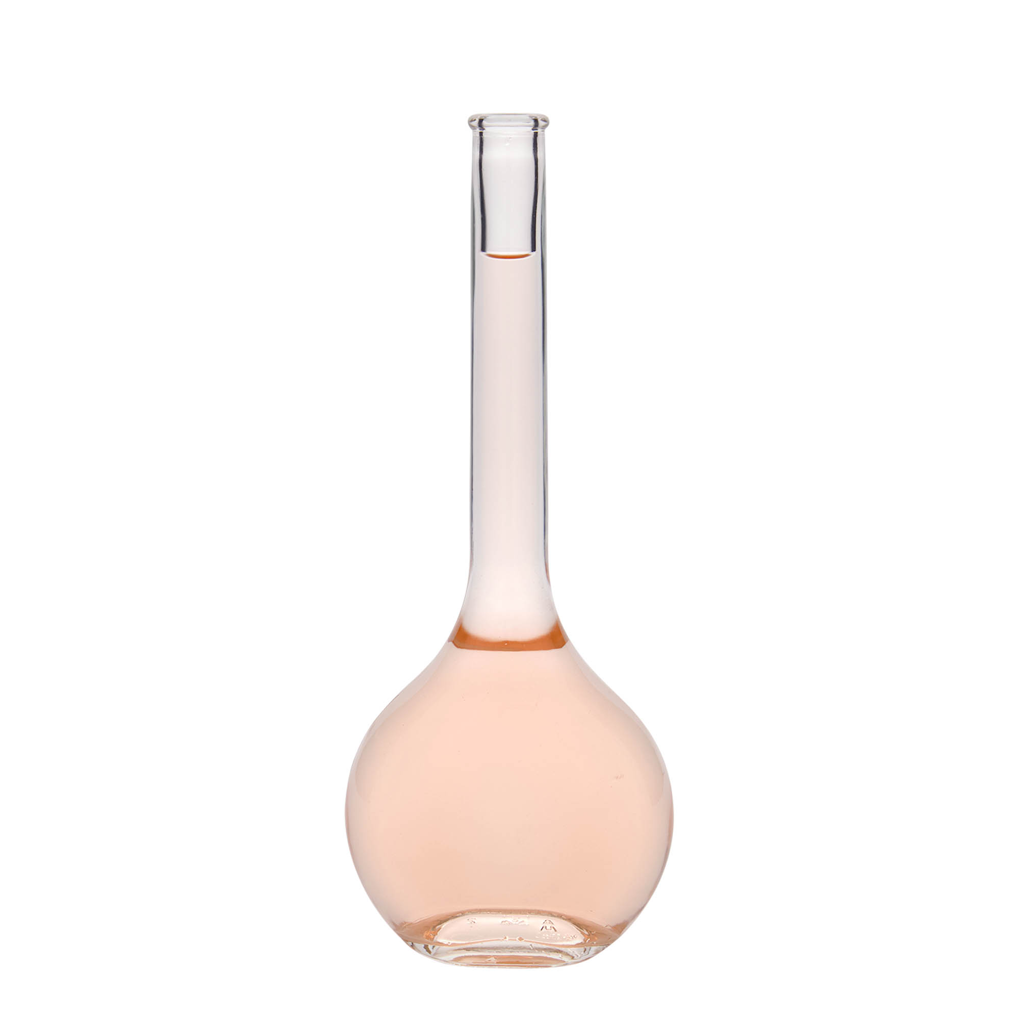 500 ml cam şişe 'Contessa', oval, ağız: mantar