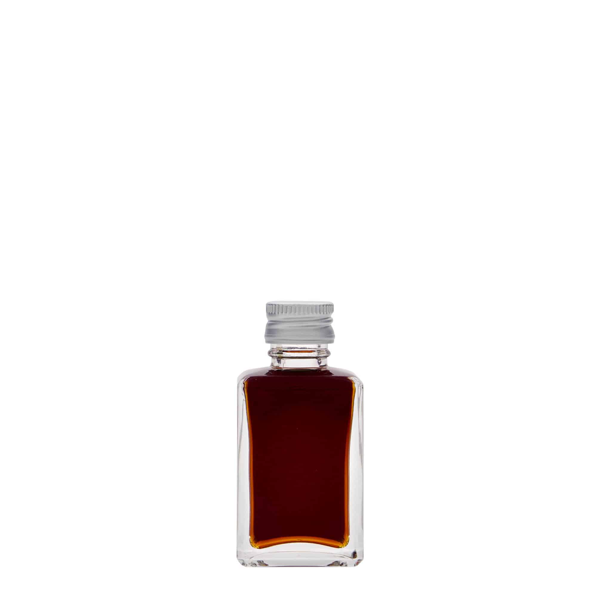 30 ml cam şişe 'Tamme', kare, ağız: PP 18
